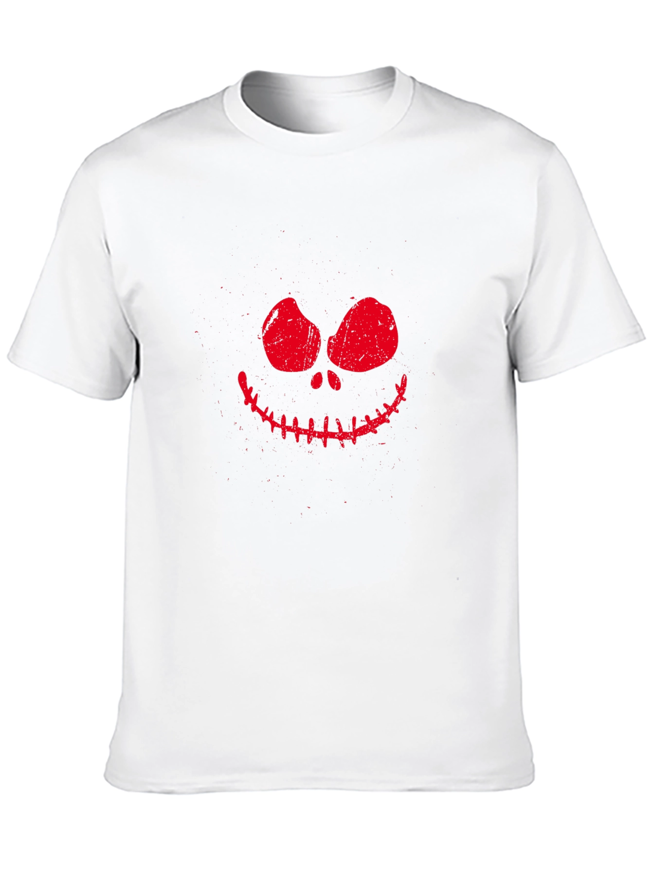 Spooky Smile Graphic Tee - Halloween Black T-Shirt