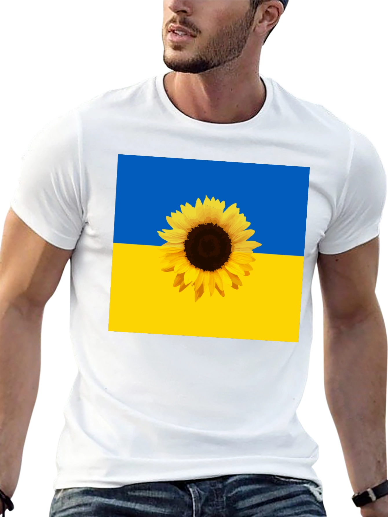 Ukraine Flag Sunflower T-Shirt