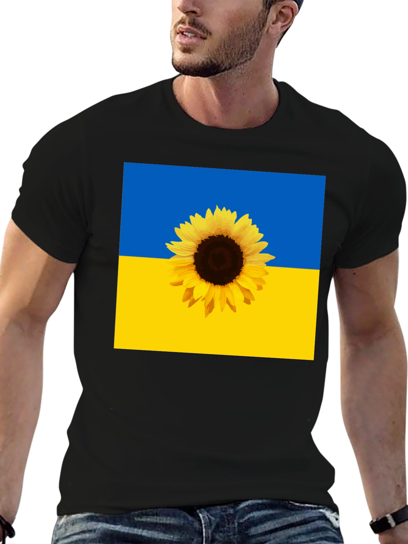 Ukraine Flag Sunflower T-Shirt