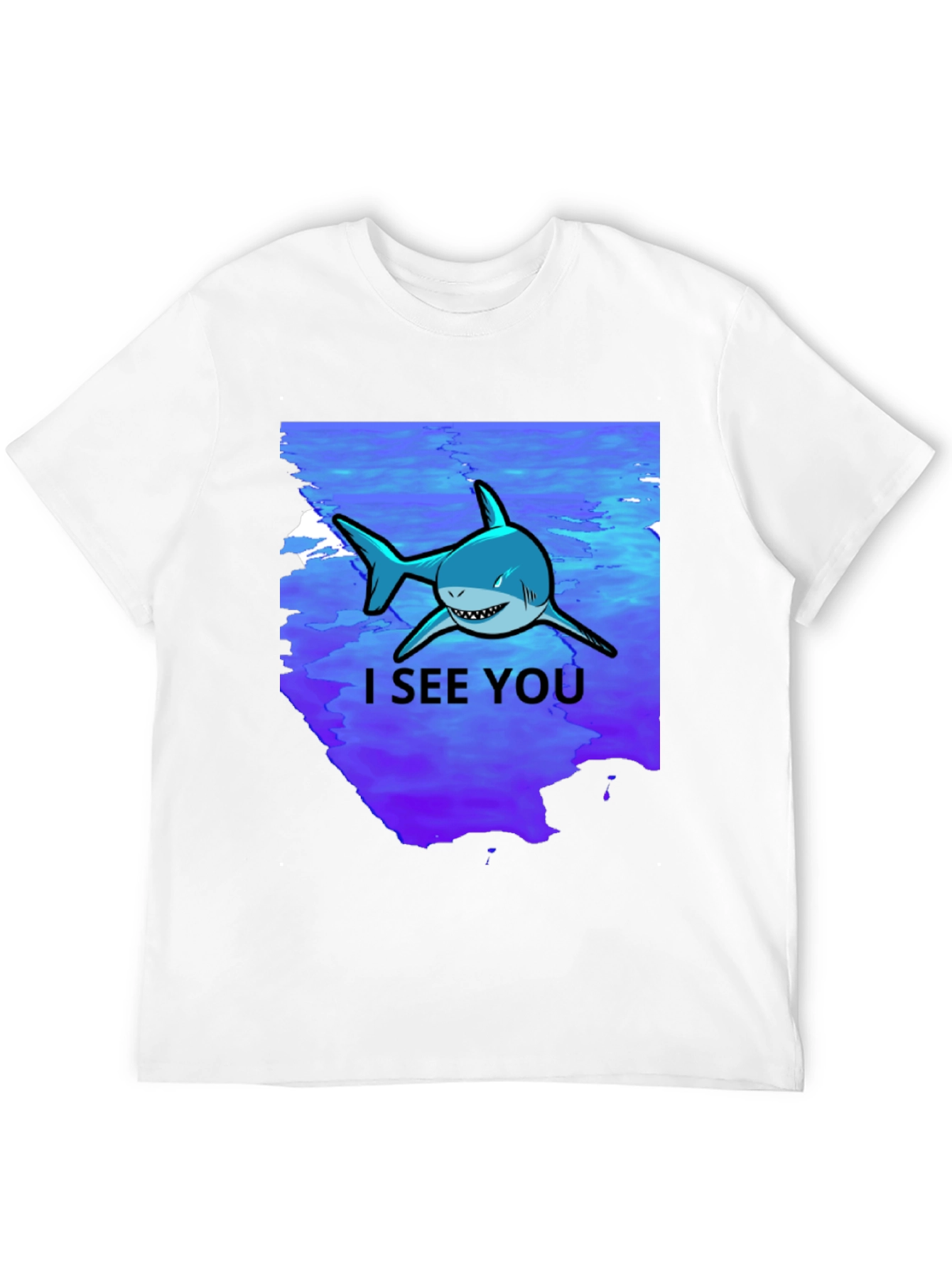 Shark Graphic T-Shirt - I See You Design