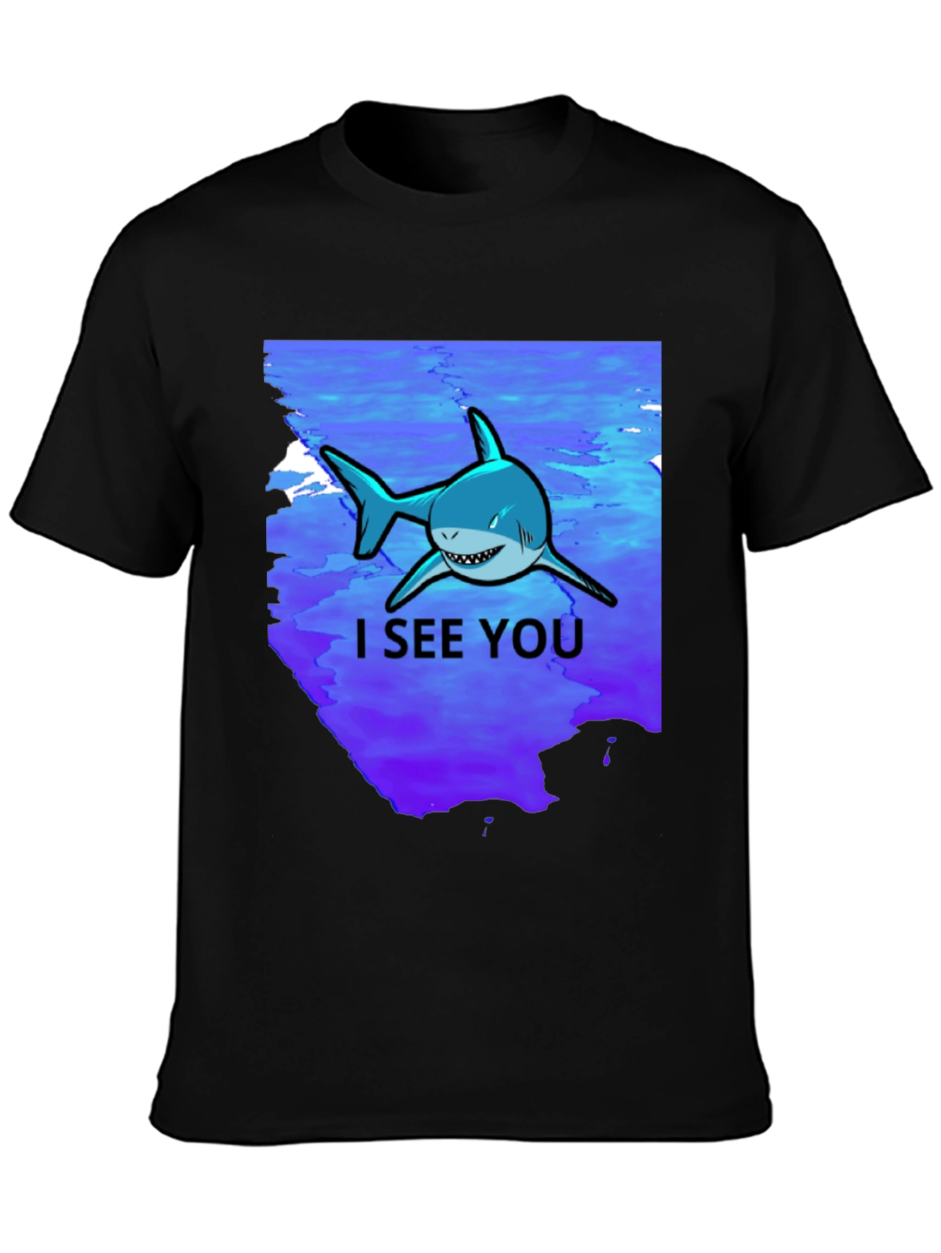 Shark Graphic T-Shirt - I See You Design