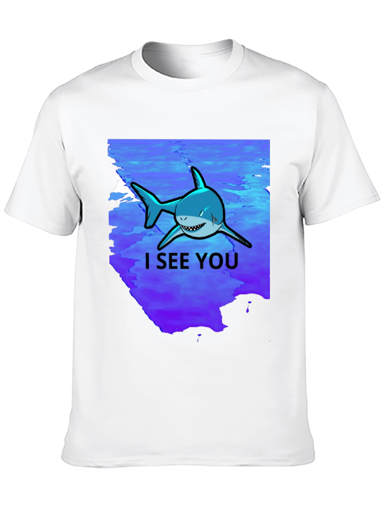 Shark Graphic T-Shirt - I See You Design