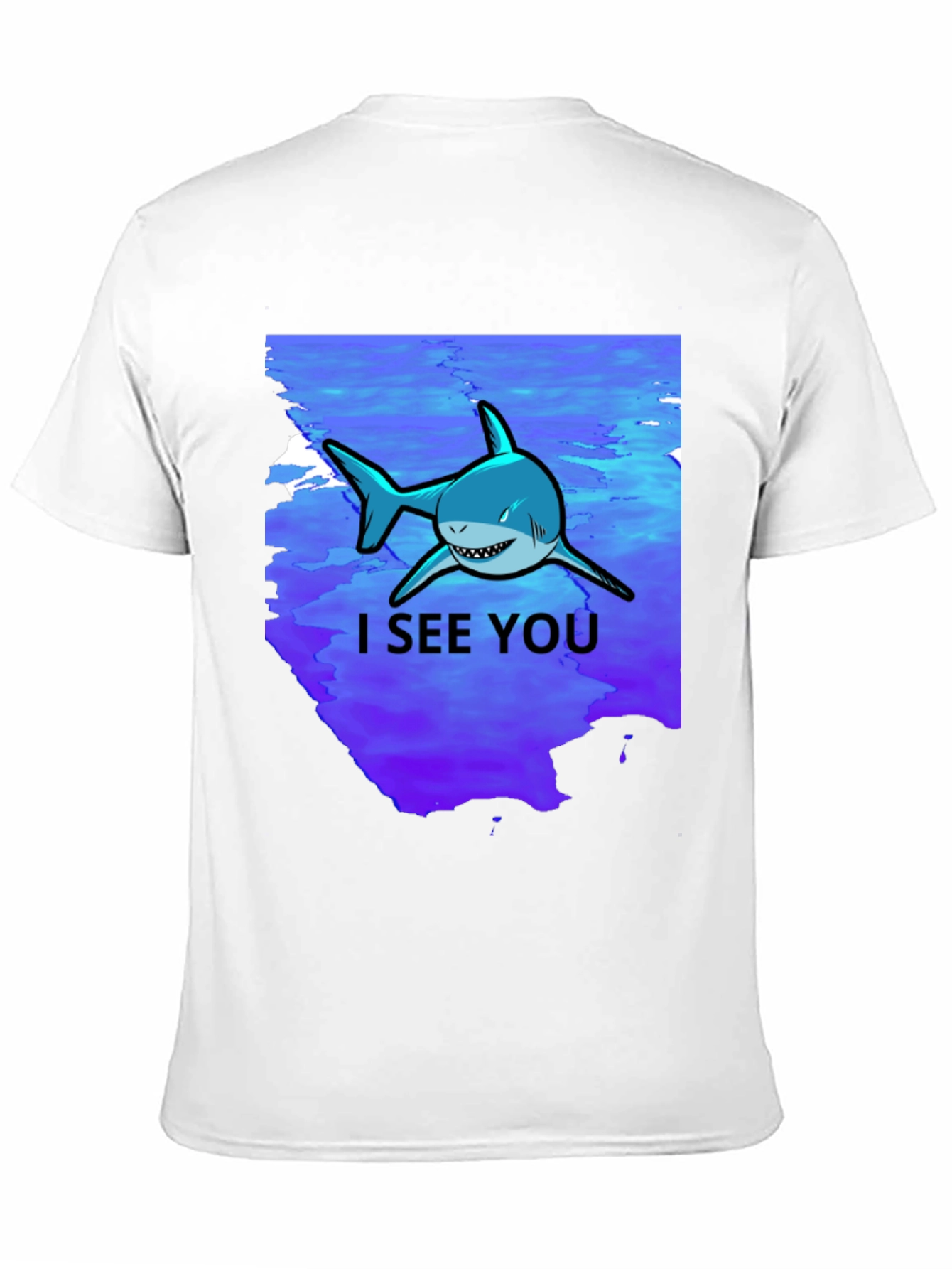 Shark Graphic T-Shirt - I See You Design