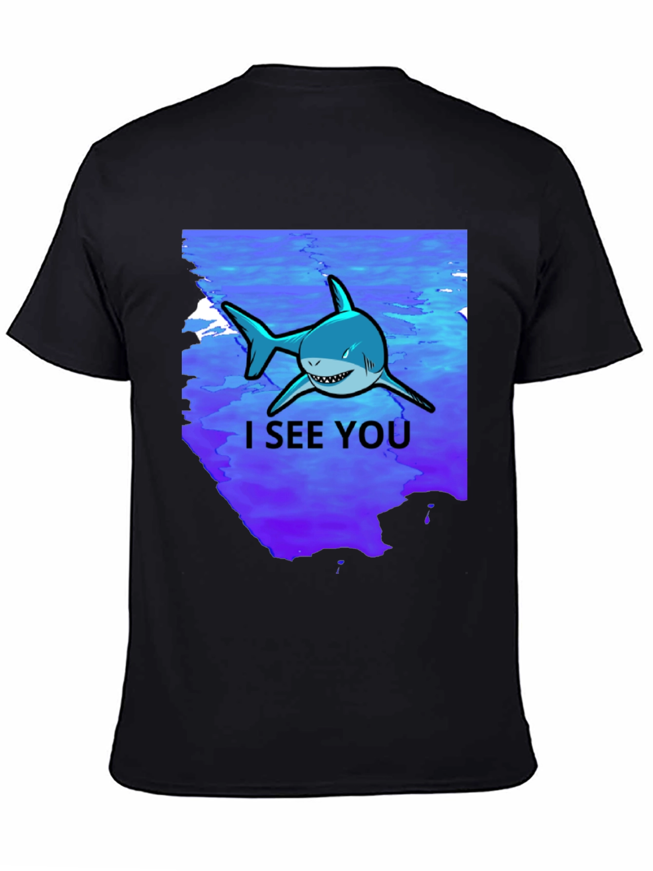 Shark Graphic T-Shirt - I See You Design