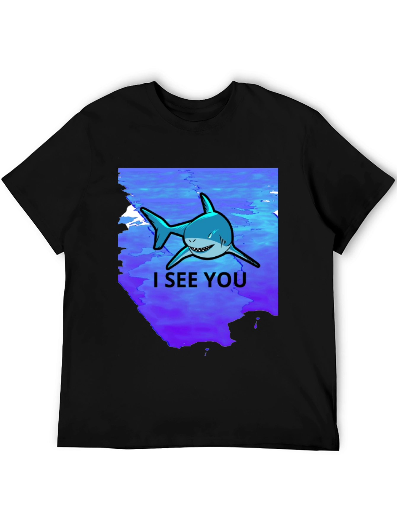 Shark Graphic T-Shirt - I See You Design