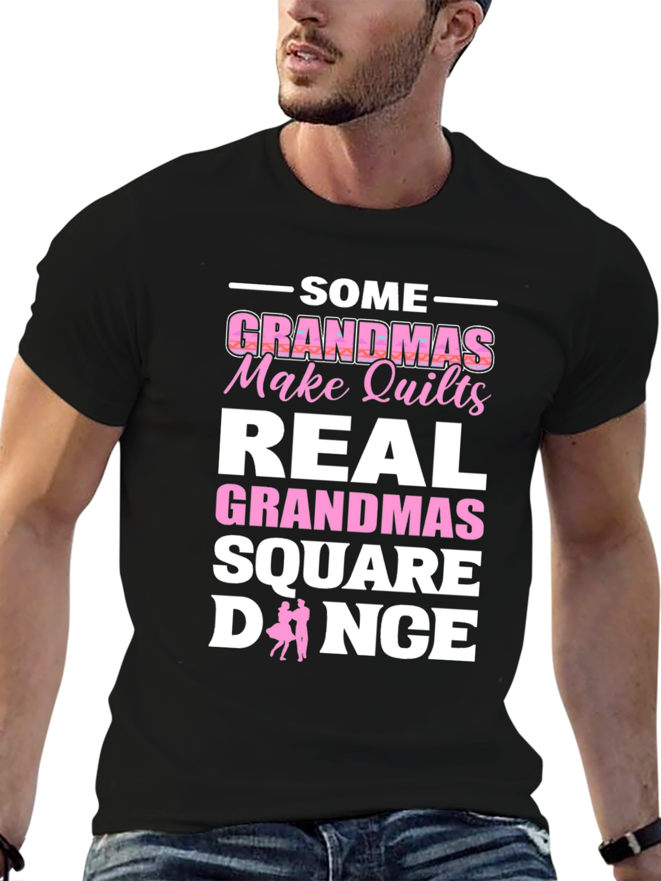Square Dance Grandma Graphic T-Shirt