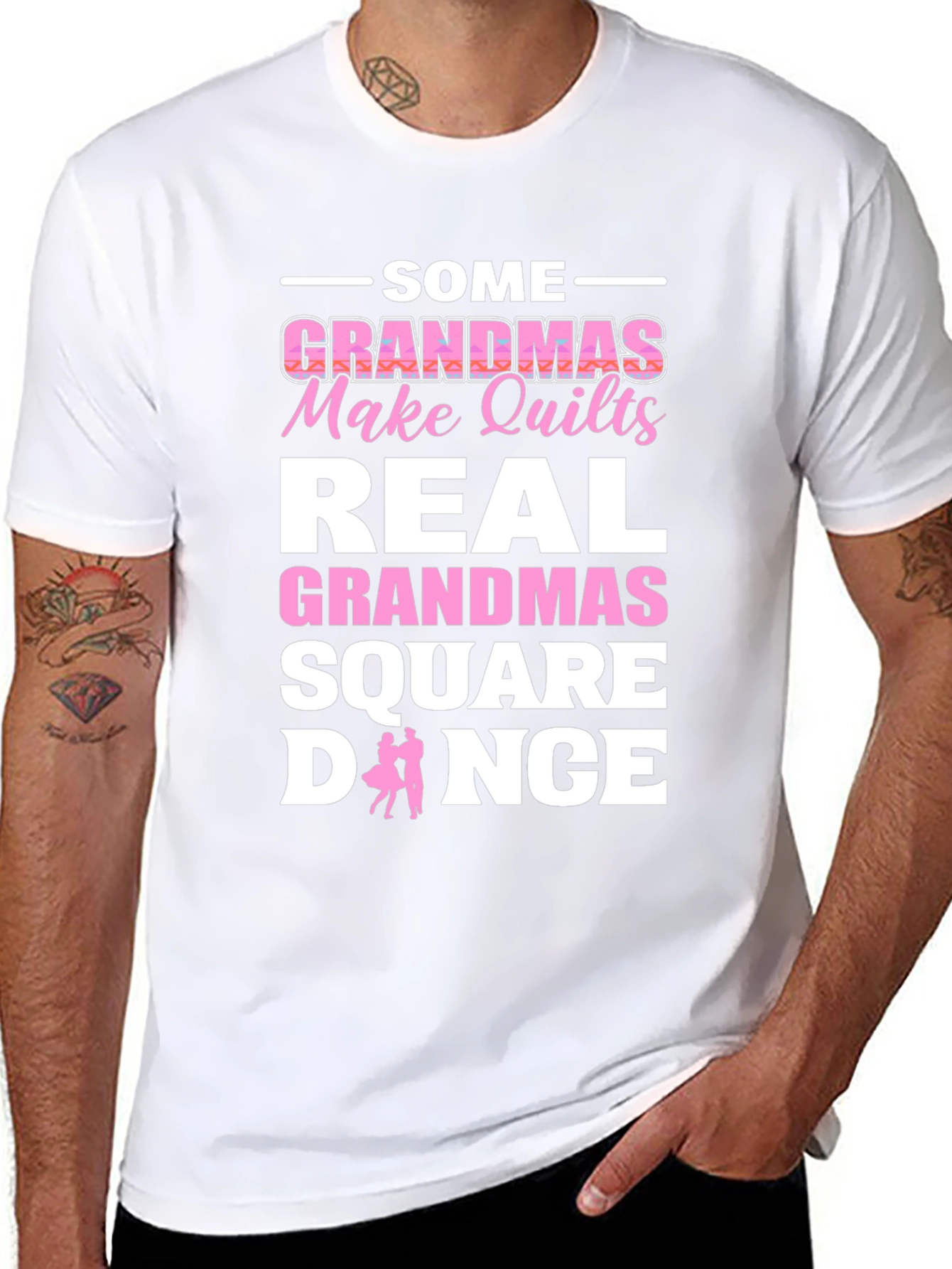 Square Dance Grandma Graphic T-Shirt
