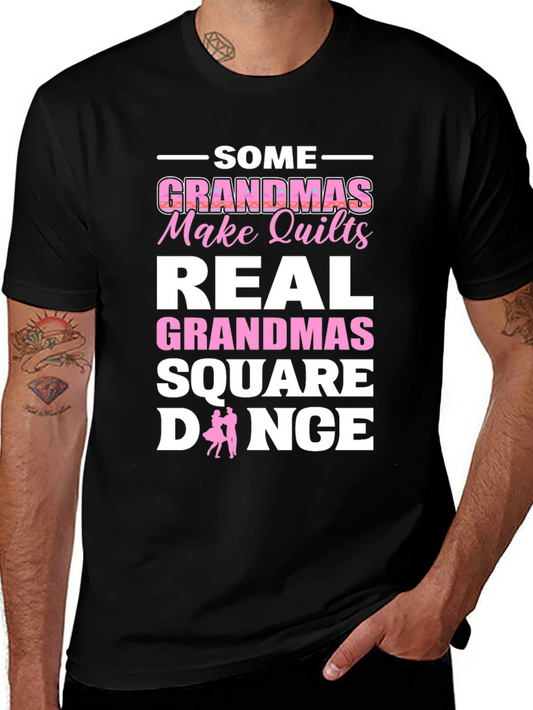 Square Dance Grandma Graphic T-Shirt
