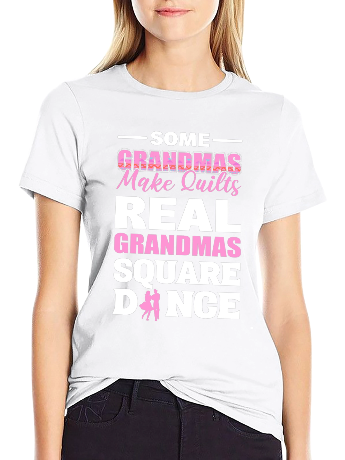 Square Dance Grandma Graphic T-Shirt