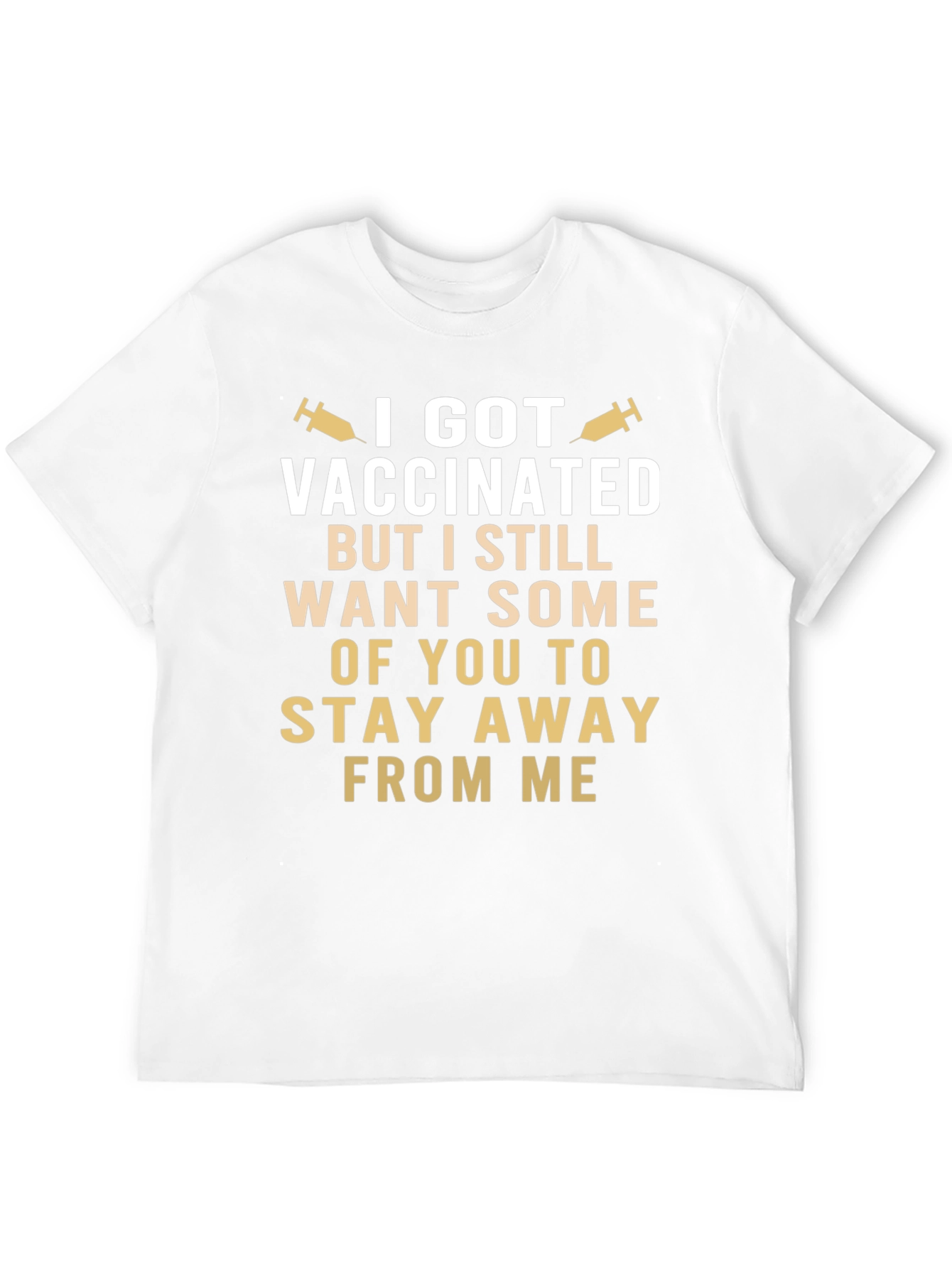Vaccinated Stay Away Funny T-Shirt