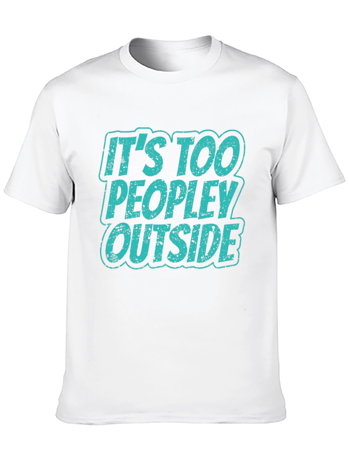 Too Peopley Outside Graphic T-Shirt