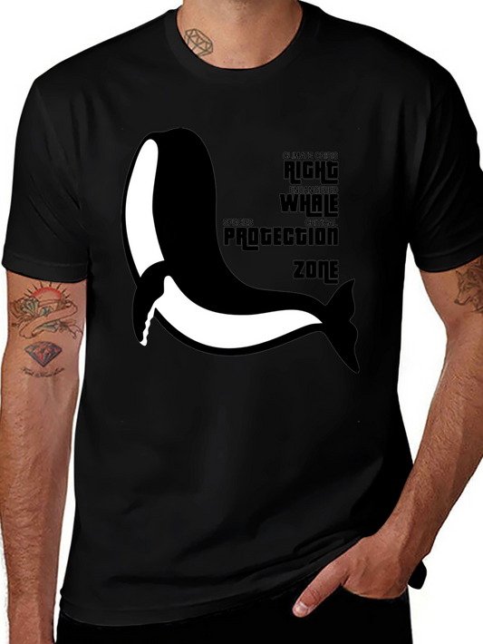 Orca Whale Graphic T-Shirt - Climate Crisis Awareness Tee
