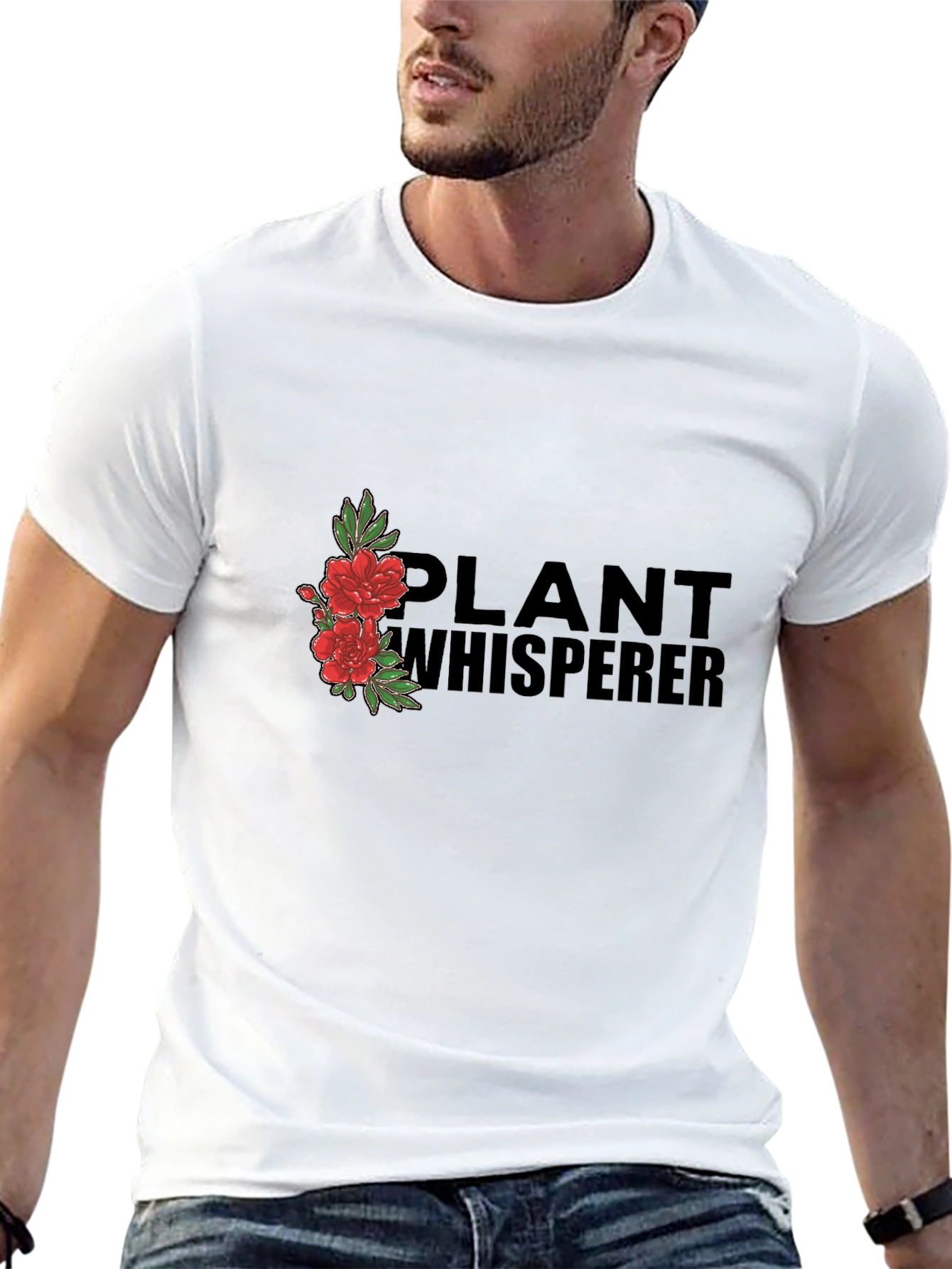 Plant Whisperer Graphic Tee - Black