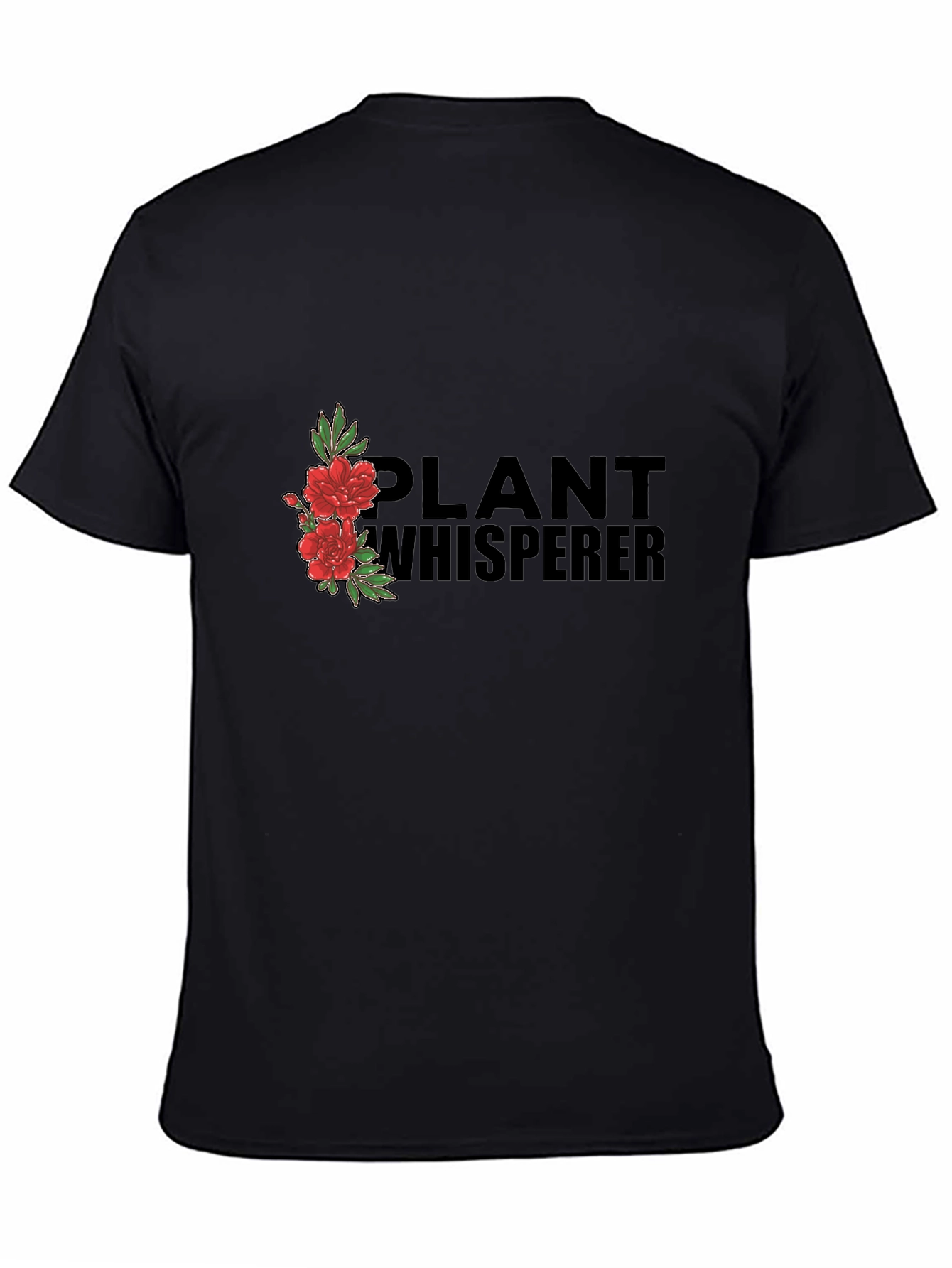 Plant Whisperer Graphic Tee - Black