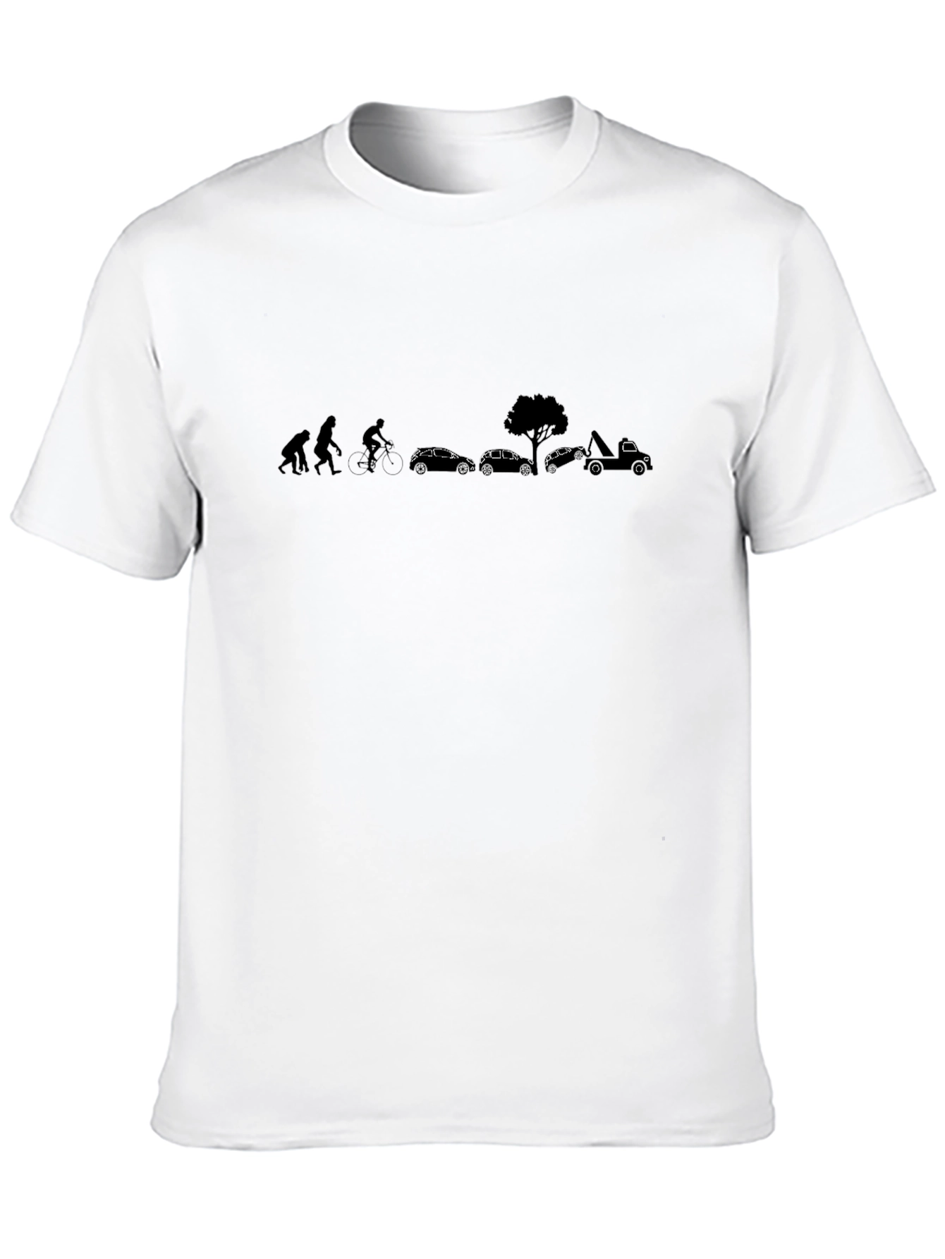 Evolution of Tesla T-Shirt Black