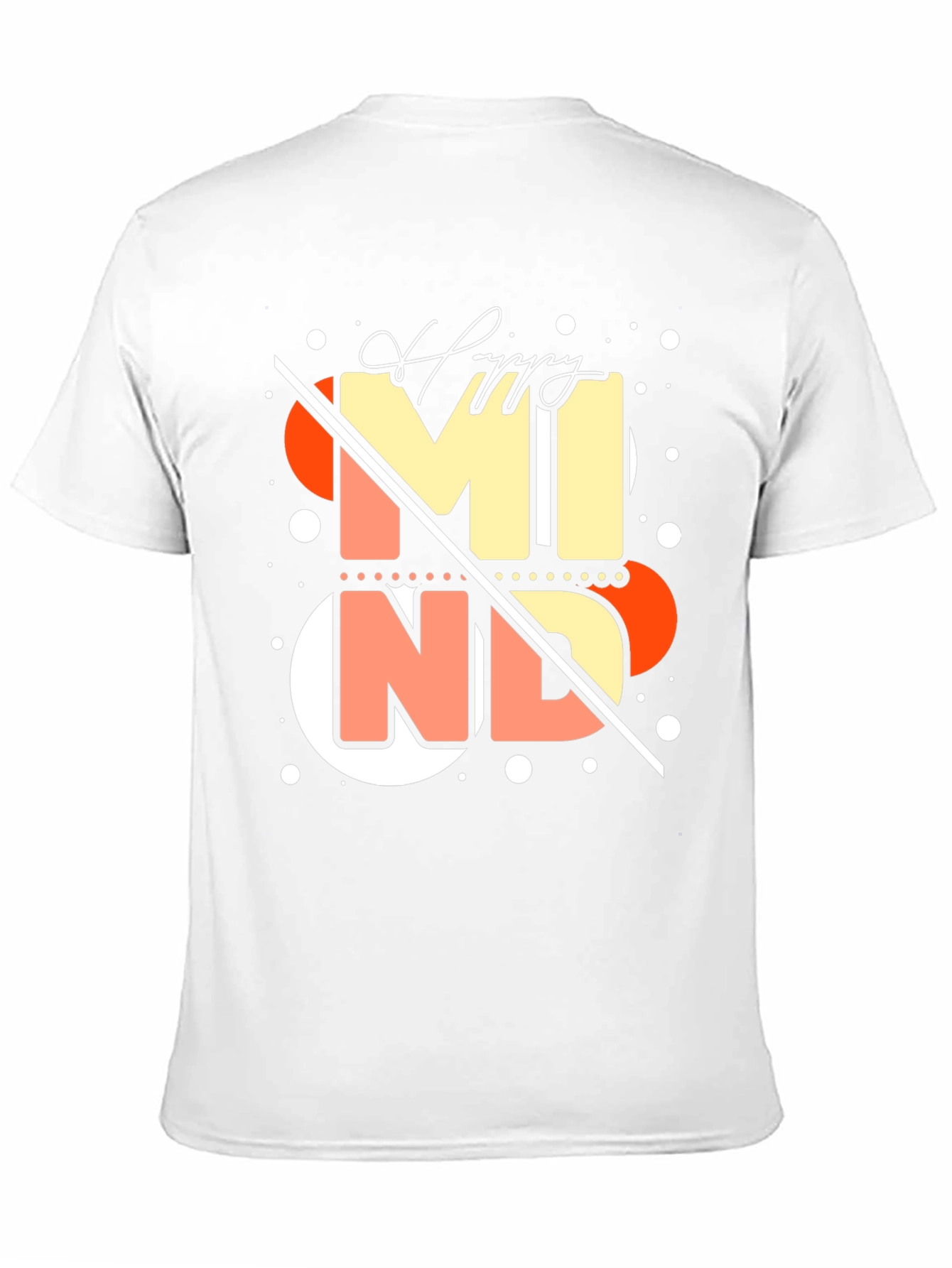 Happy Mind Graphic Tee - Stylish Black T-Shirt