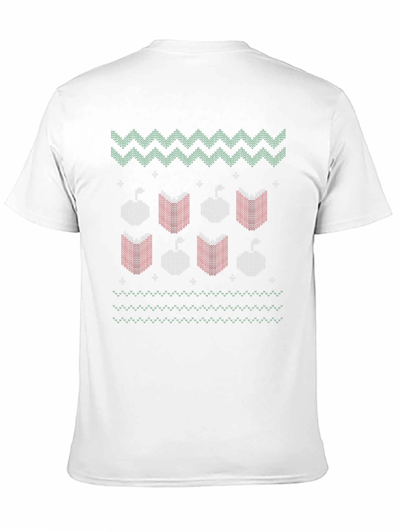 Book & Apple Holiday Knit T-Shirt