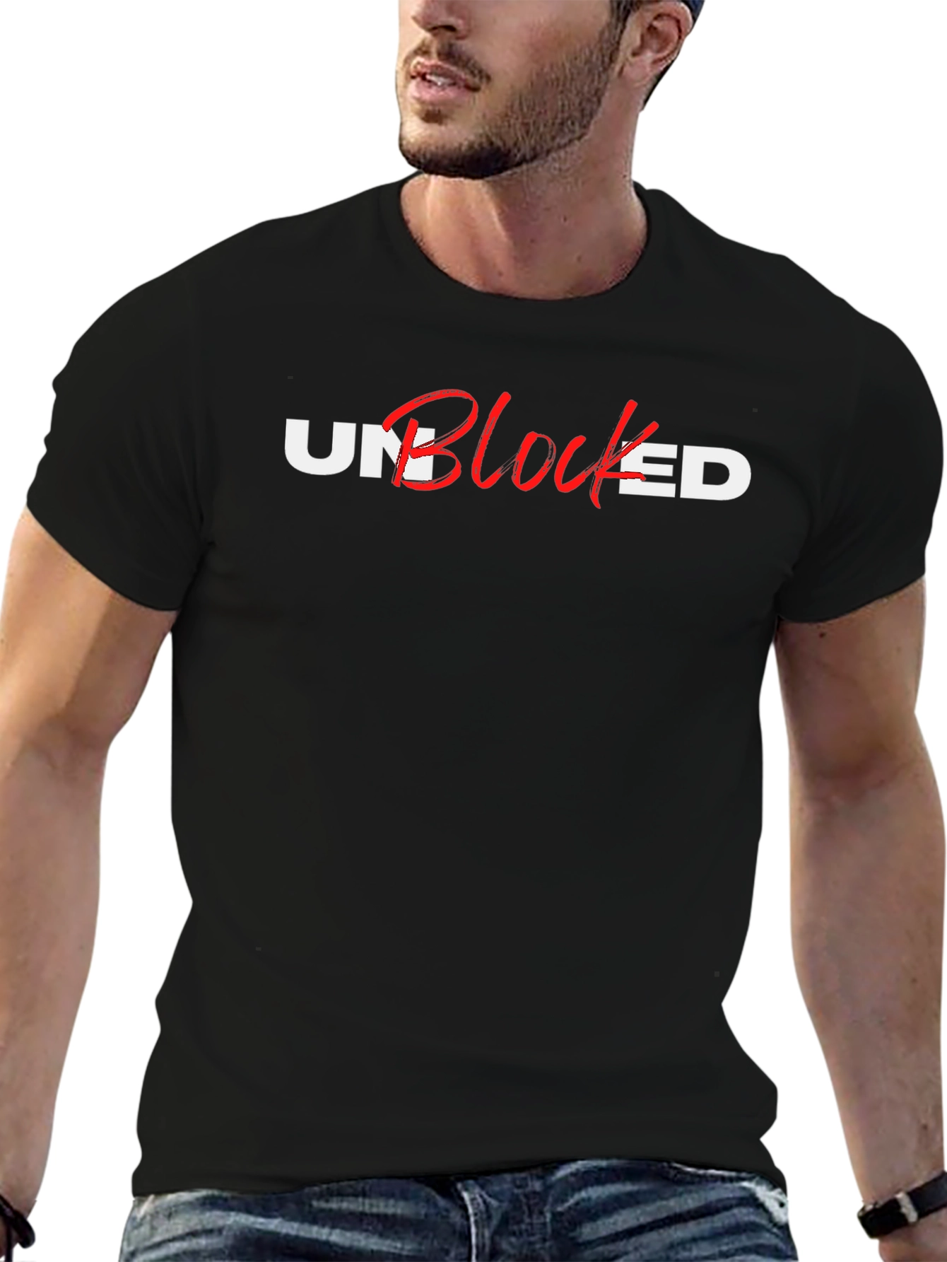 Unblocked Graphic Tee - Trendy Style