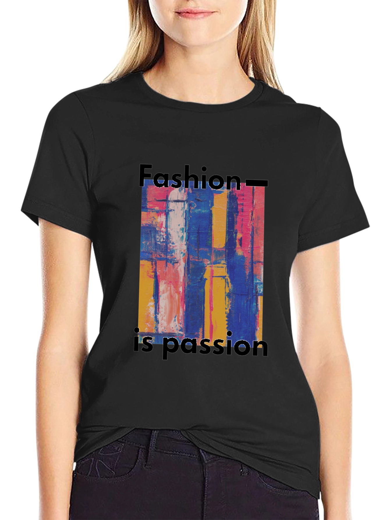 Abstract Art Fashion is Passion Graphic Tee