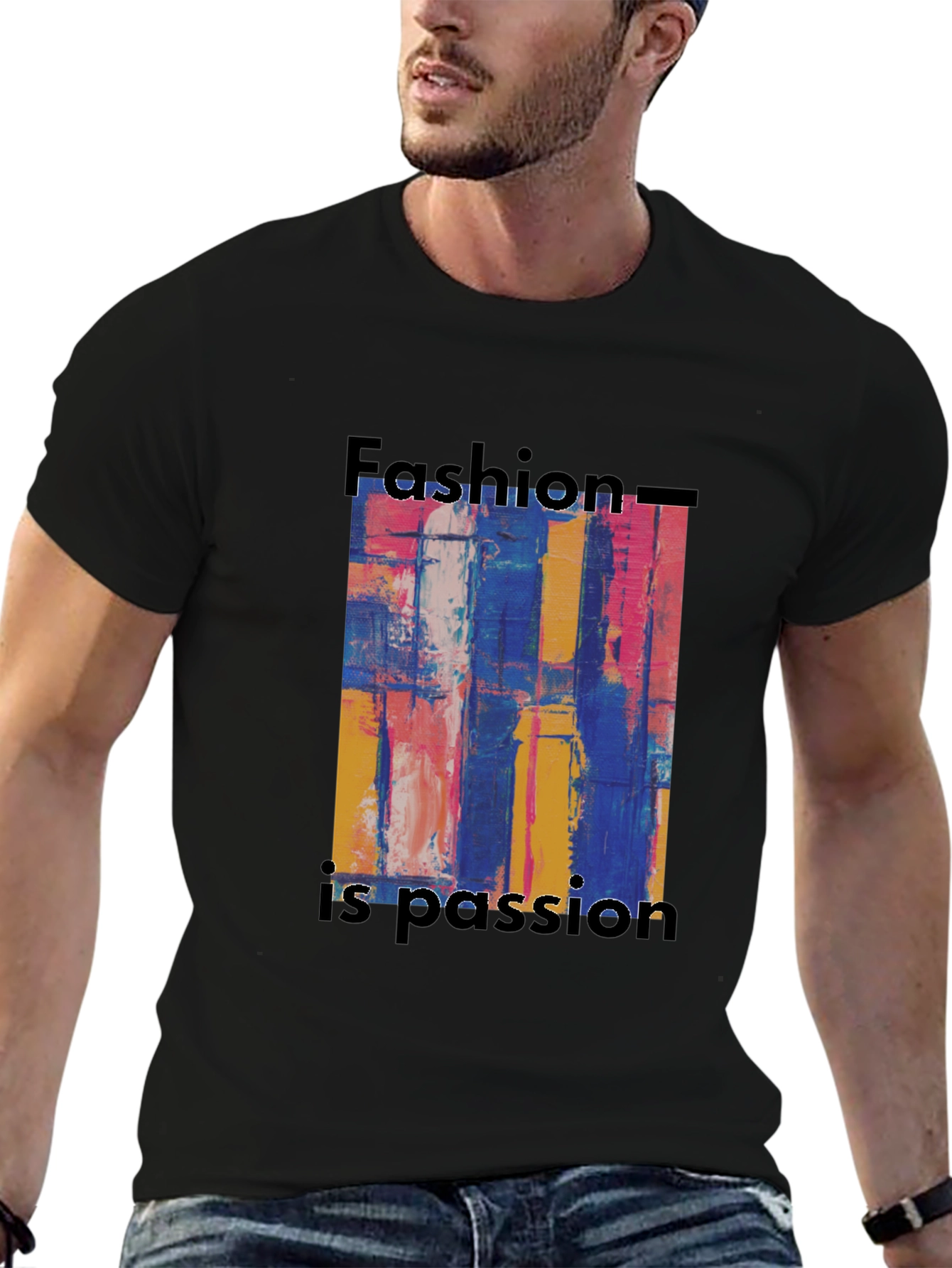Abstract Art Fashion is Passion Graphic Tee