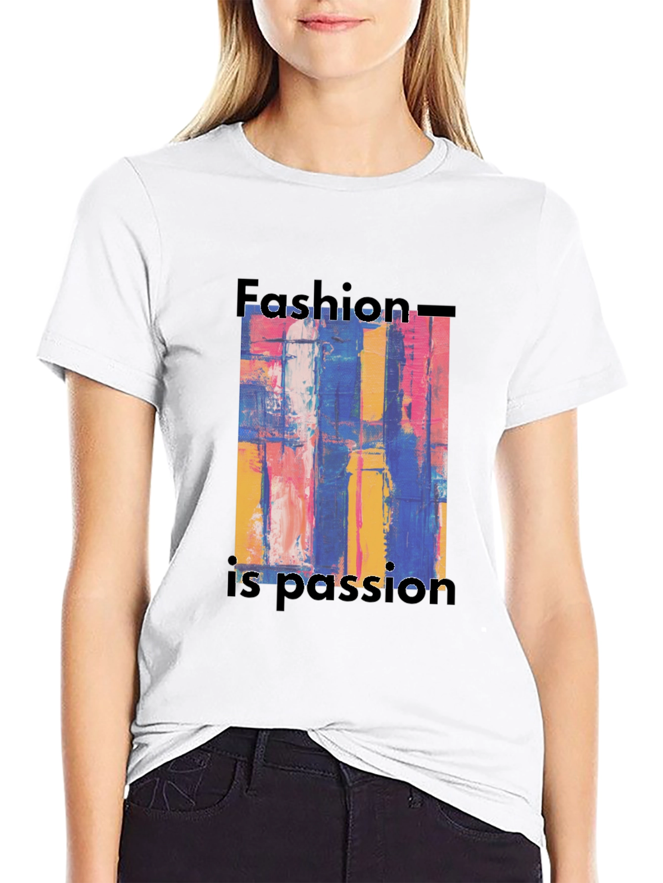 Abstract Art Fashion is Passion Graphic Tee