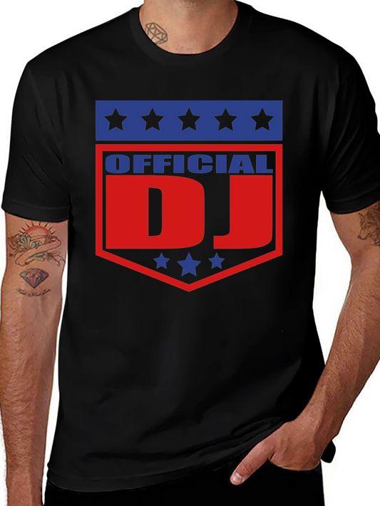 Official DJ T-Shirt - Patriotic Design
