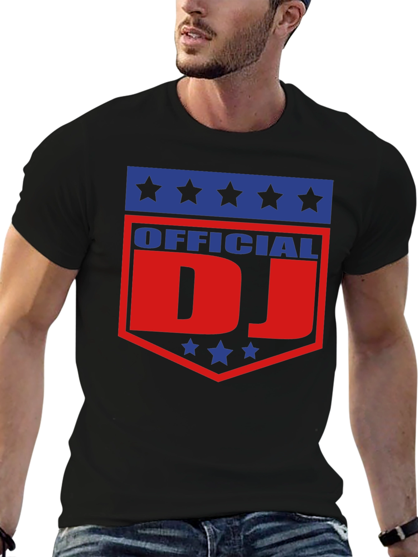 Official DJ T-Shirt - Patriotic Design