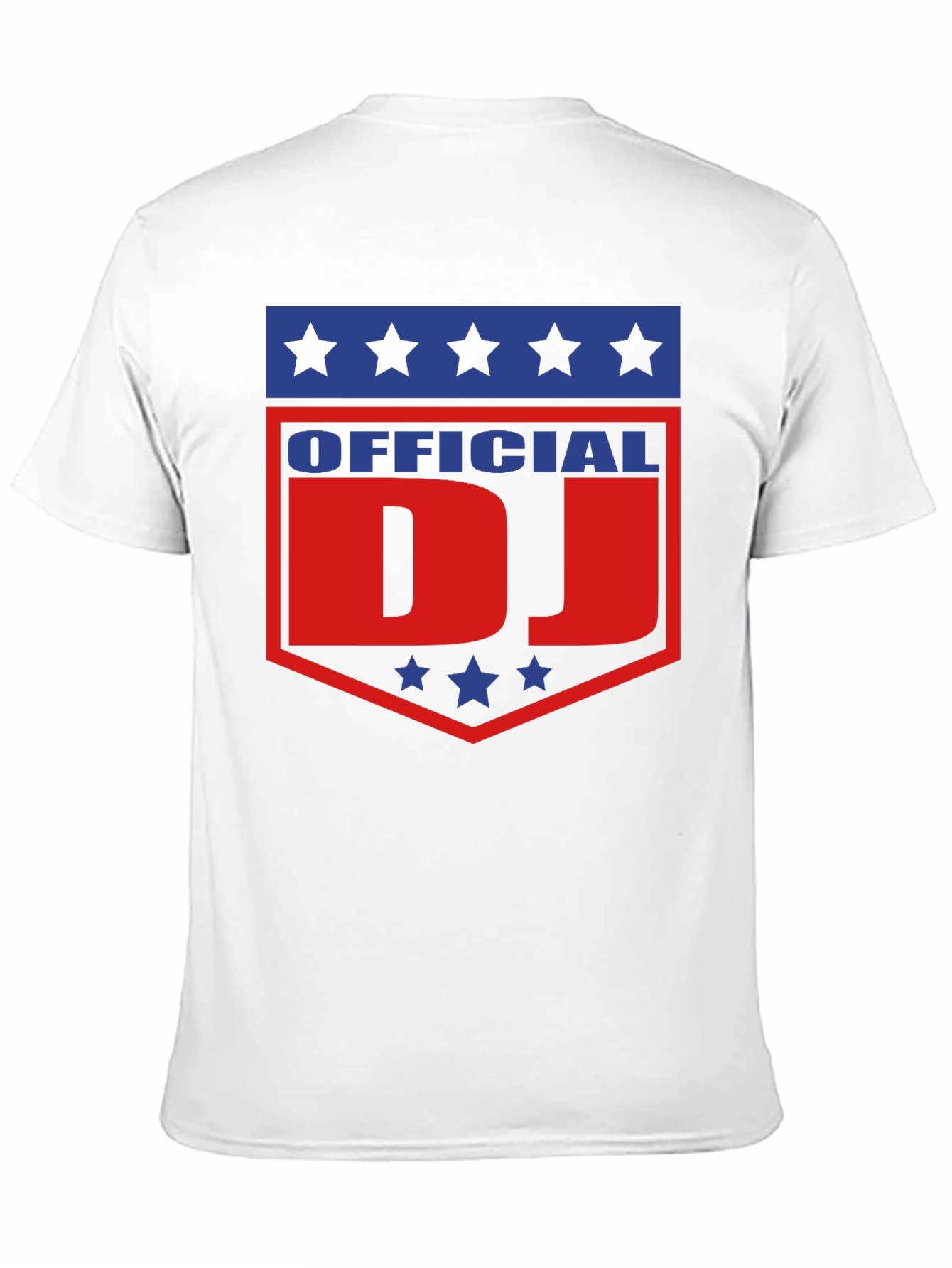 Official DJ T-Shirt - Patriotic Design