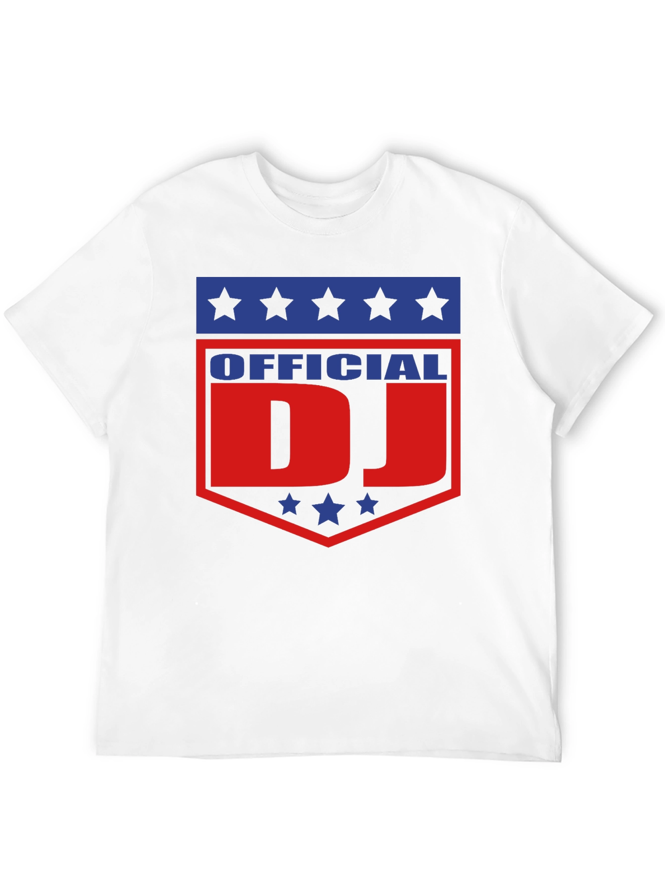 Official DJ T-Shirt - Patriotic Design