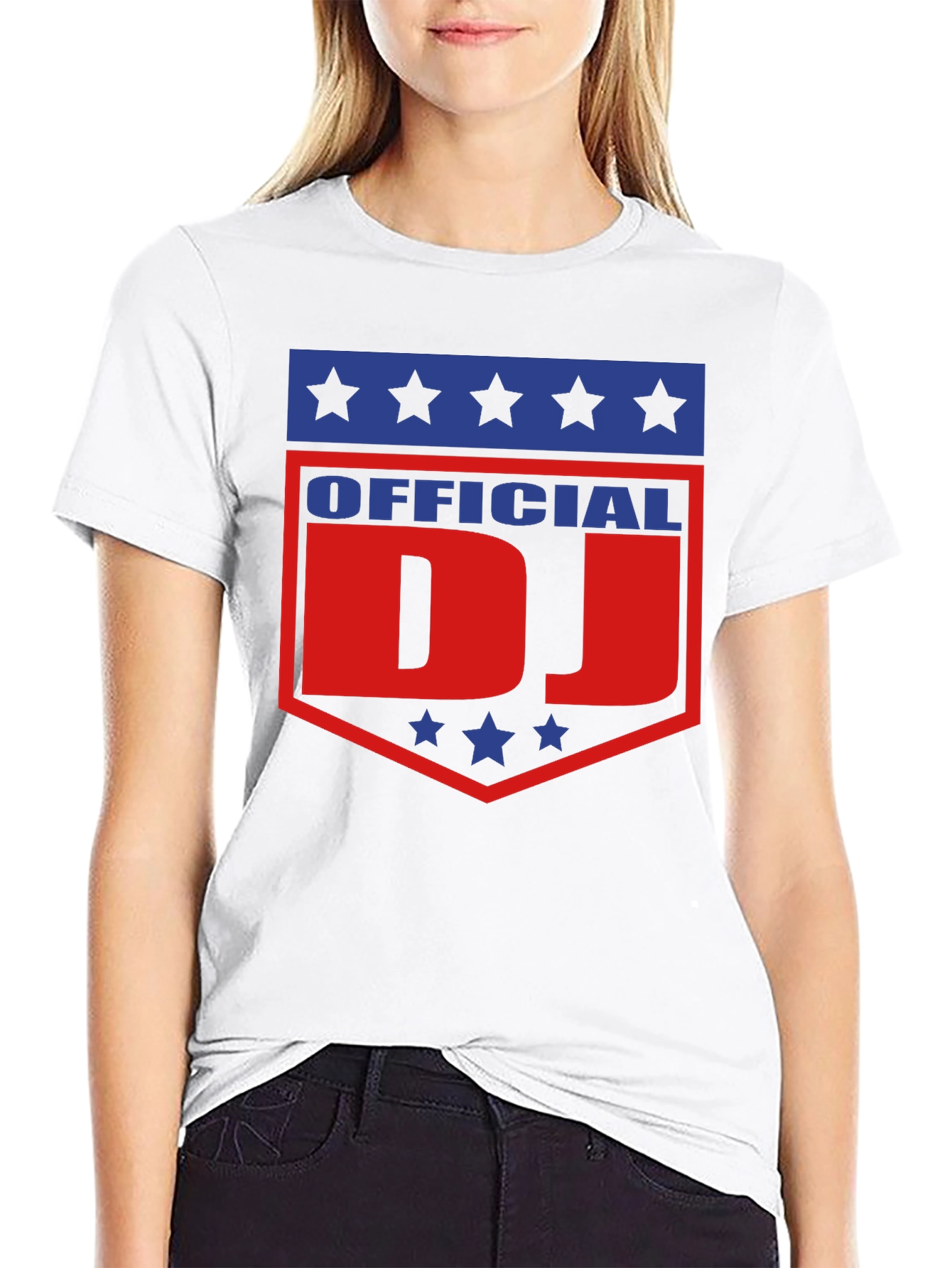 Official DJ T-Shirt - Patriotic Design