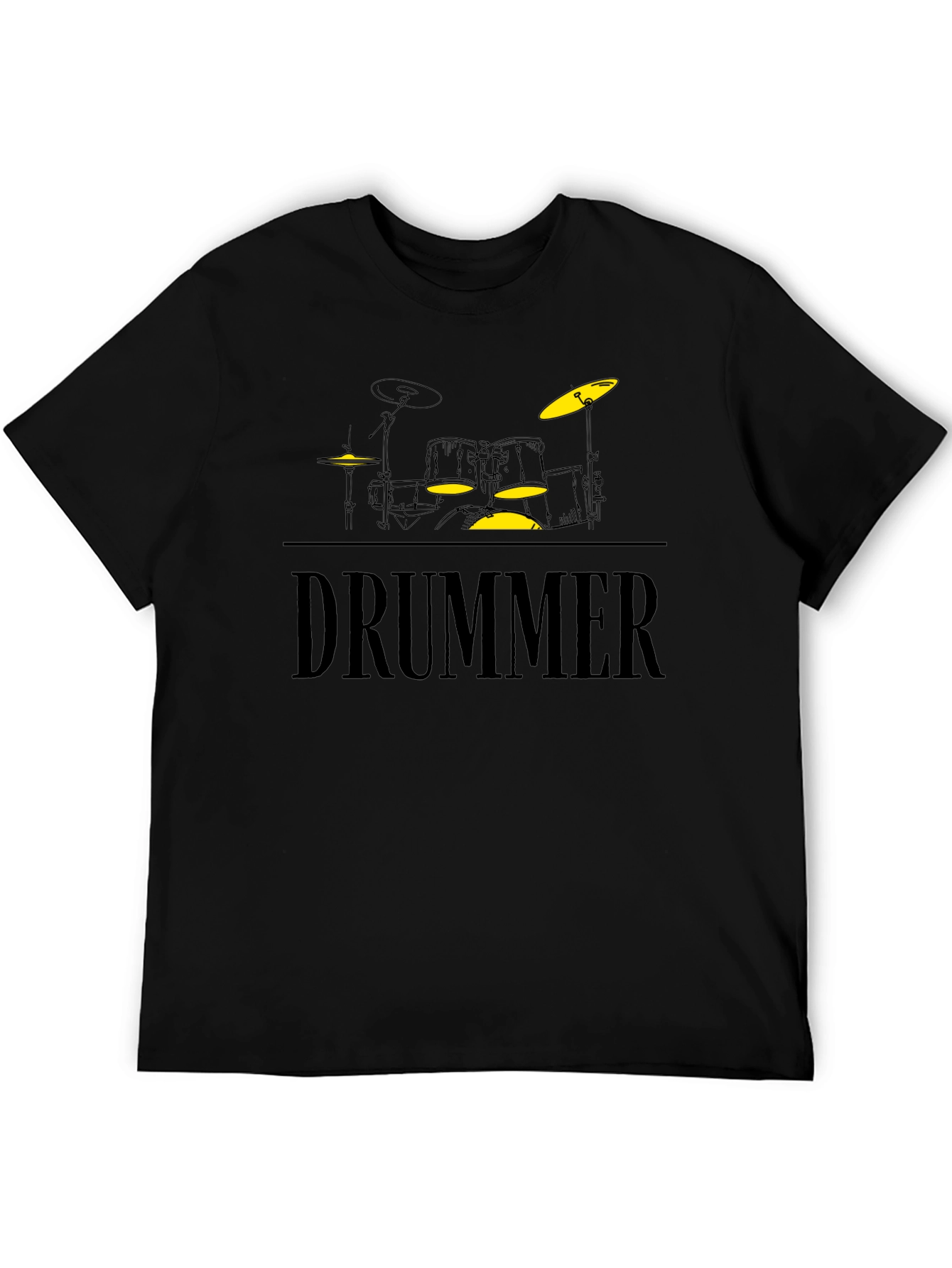Drummer Graphic T-Shirt - Music Lover Tee