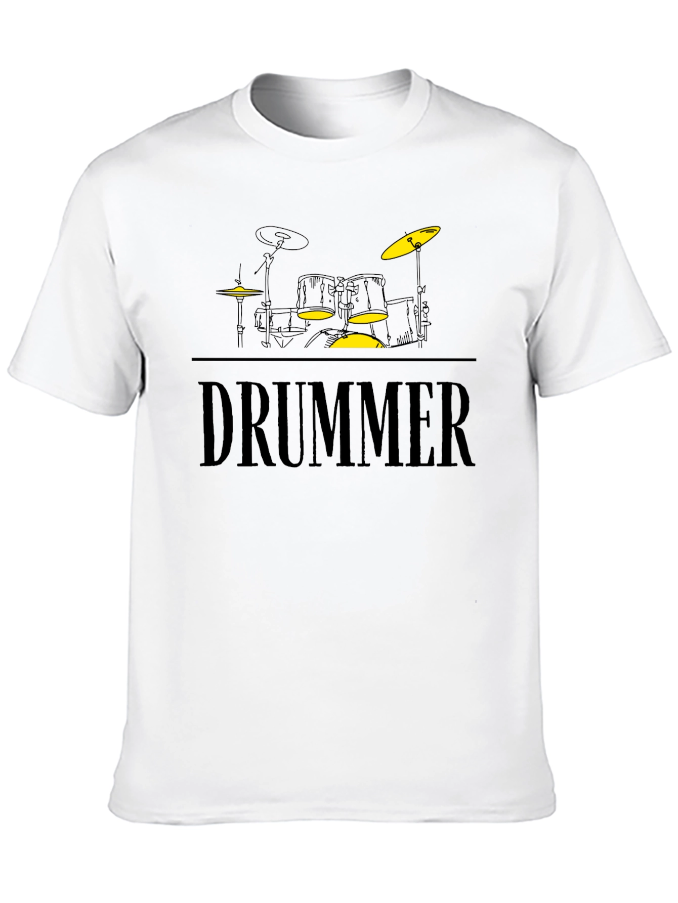 Drummer Graphic T-Shirt - Music Lover Tee