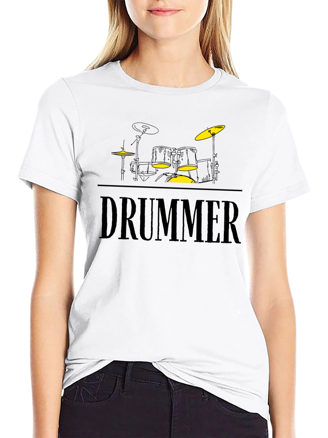 Drummer Graphic T-Shirt - Music Lover Tee