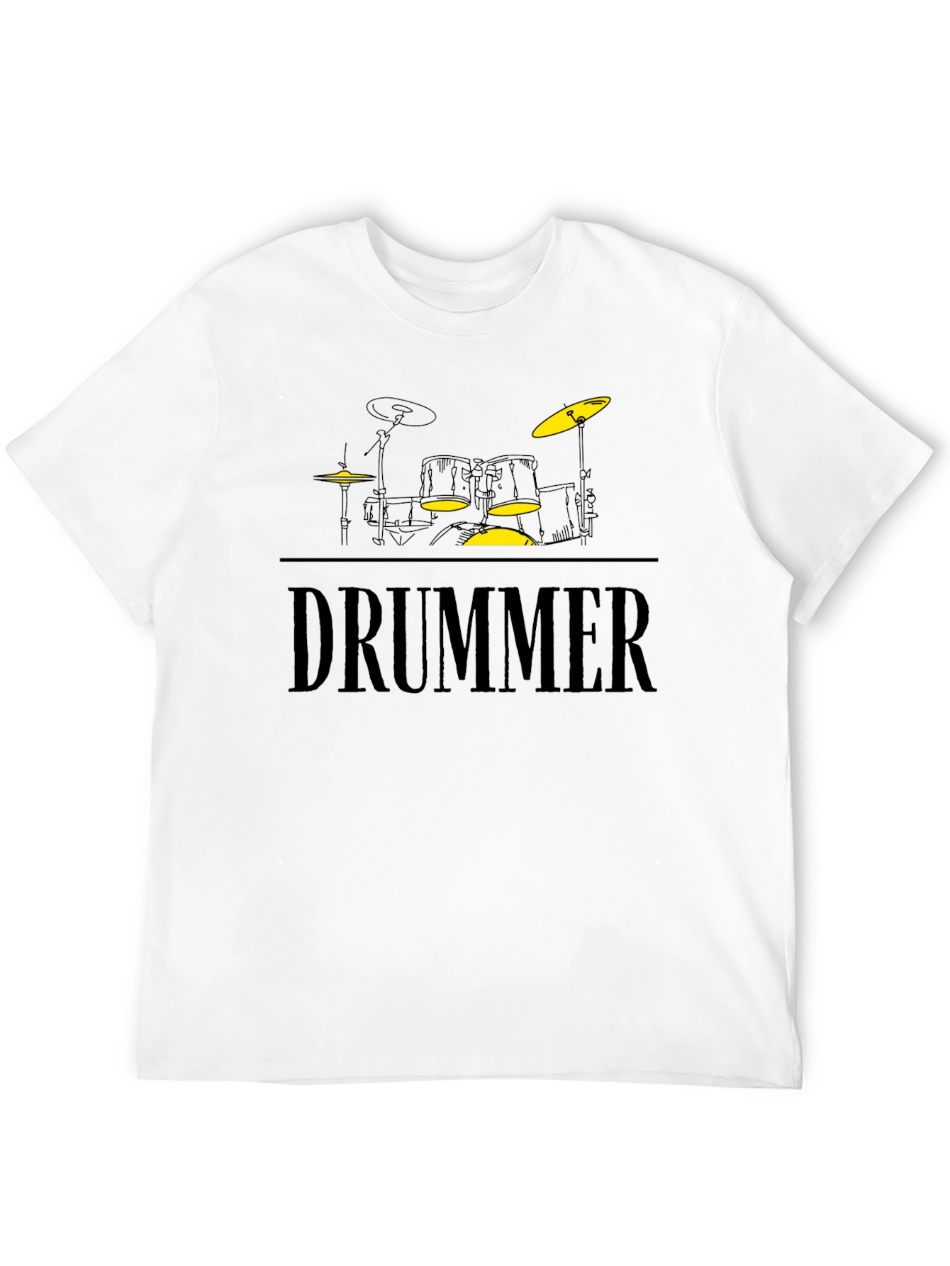 Drummer Graphic T-Shirt - Music Lover Tee