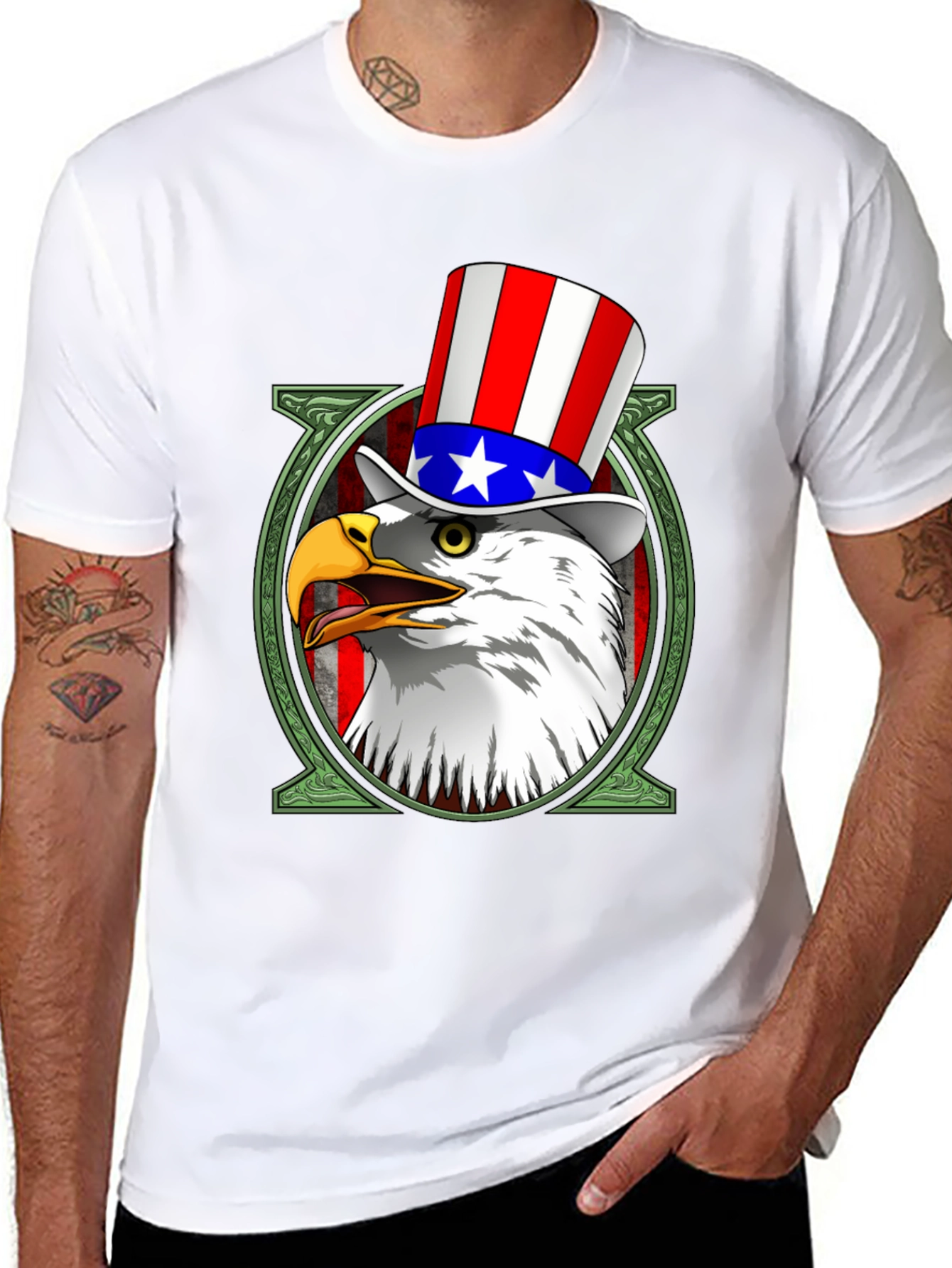 Patriotic Eagle T-Shirt - USA Pride