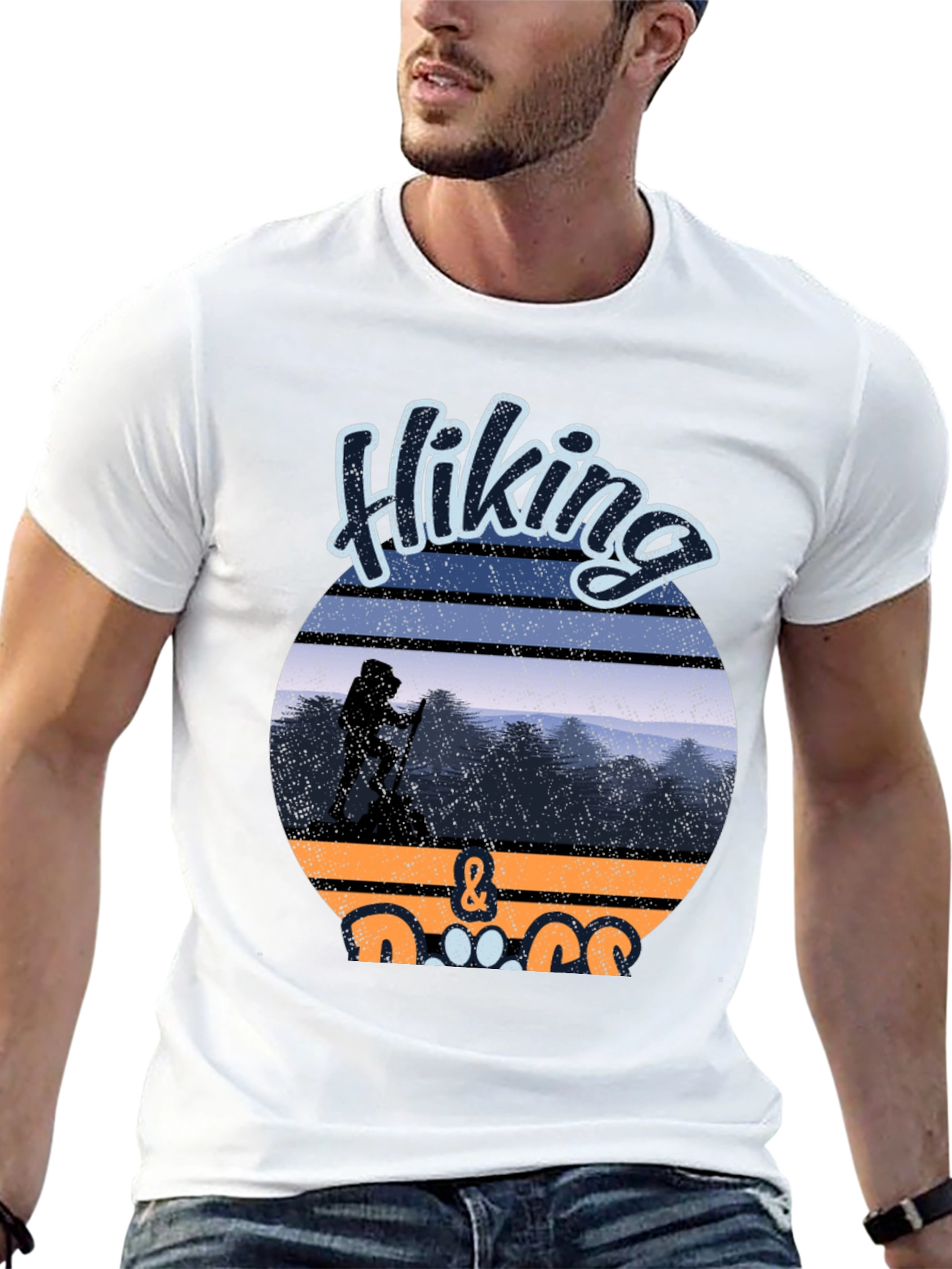 Hiking & Dogs Graphic Tee