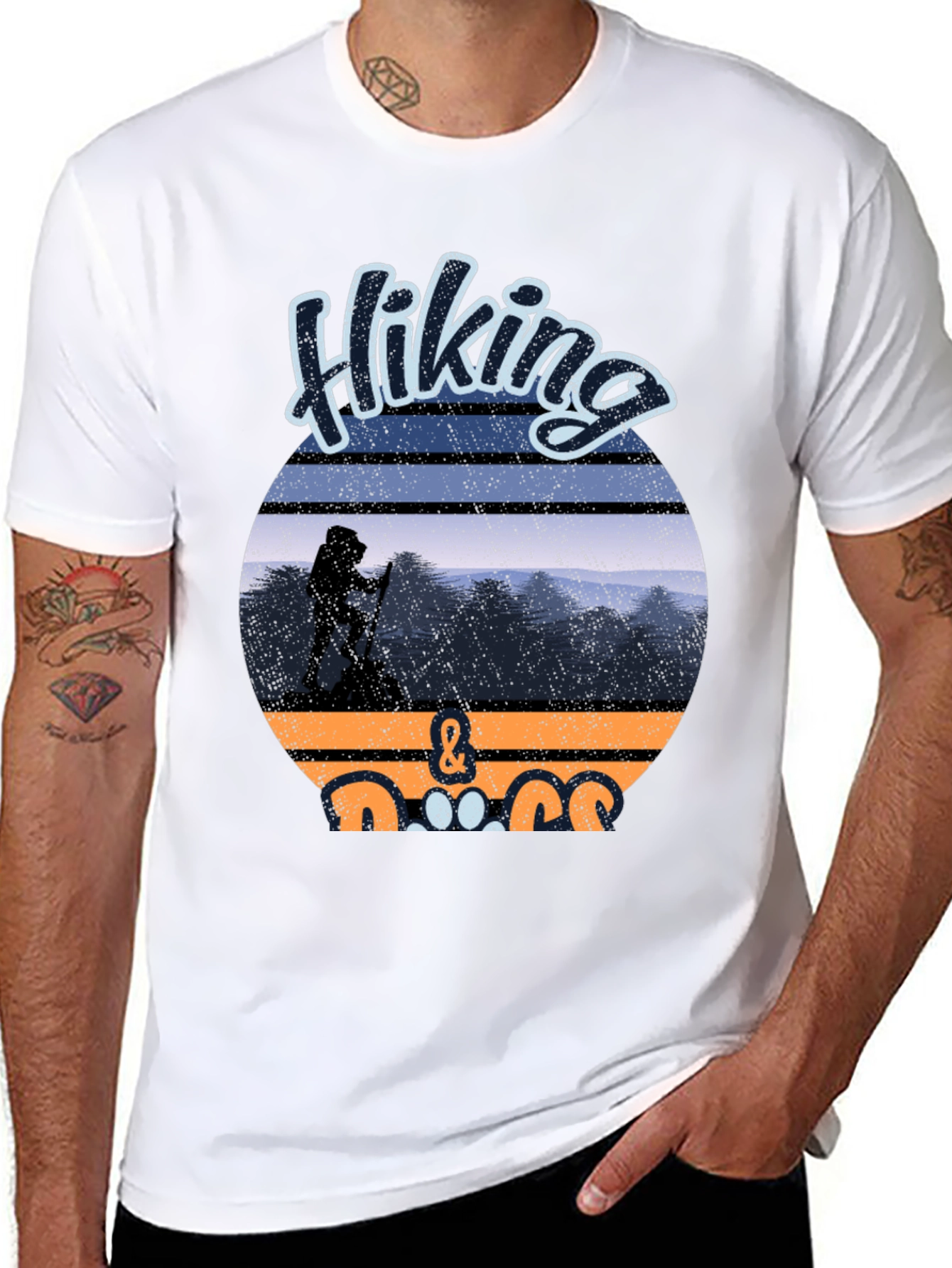 Hiking & Dogs Graphic Tee