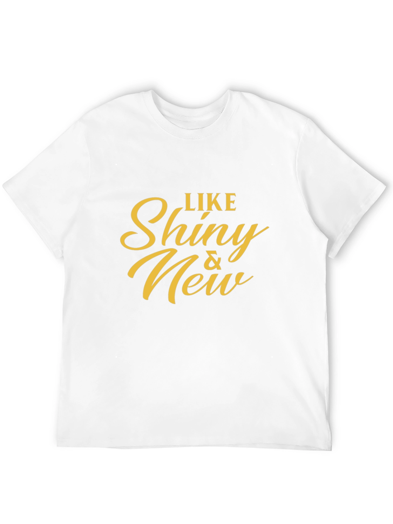 Shiny & New Graphic Tee - Soft Black Cotton