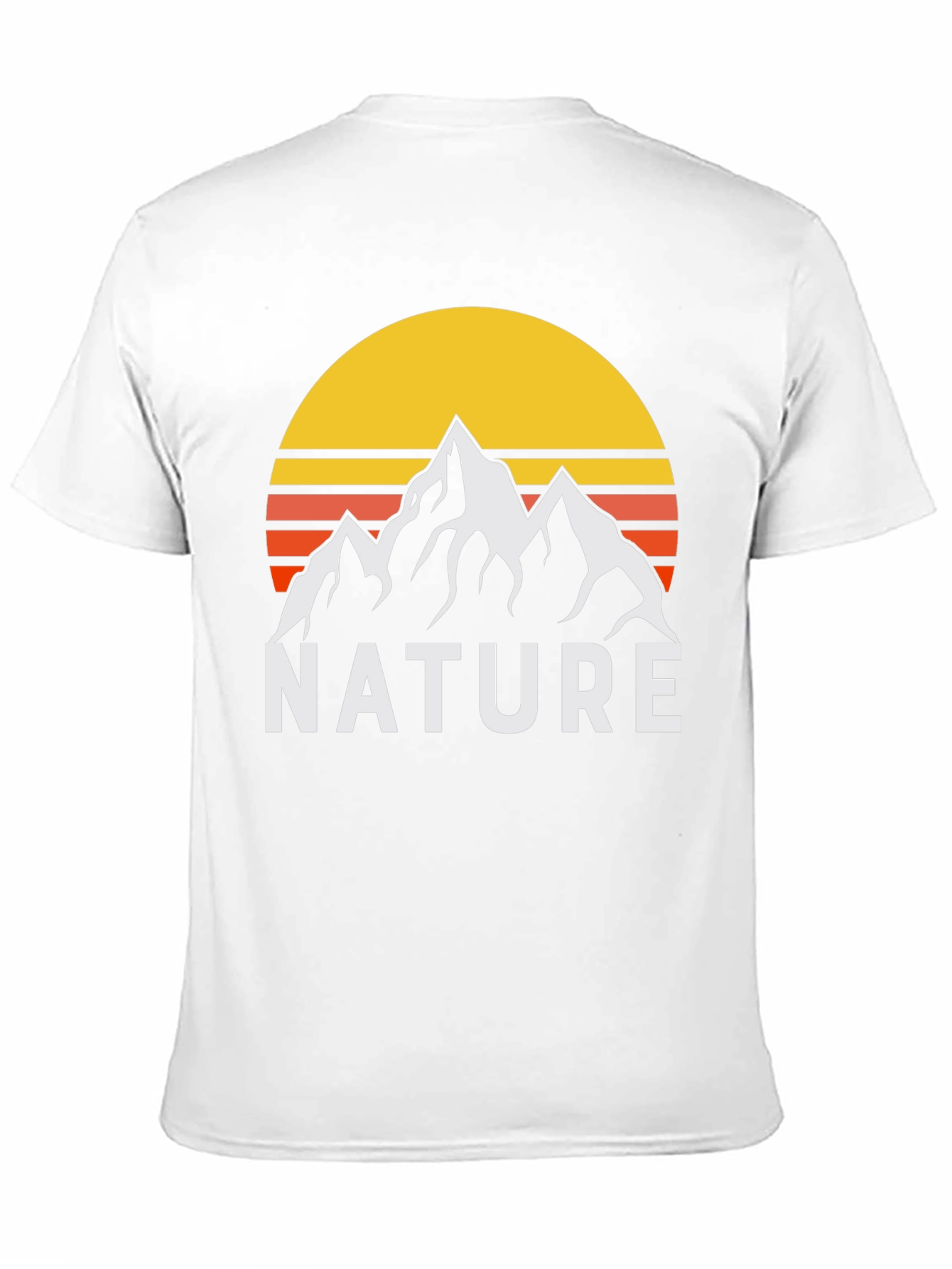 Nature Graphic T-Shirt - Mountain Sunset Design