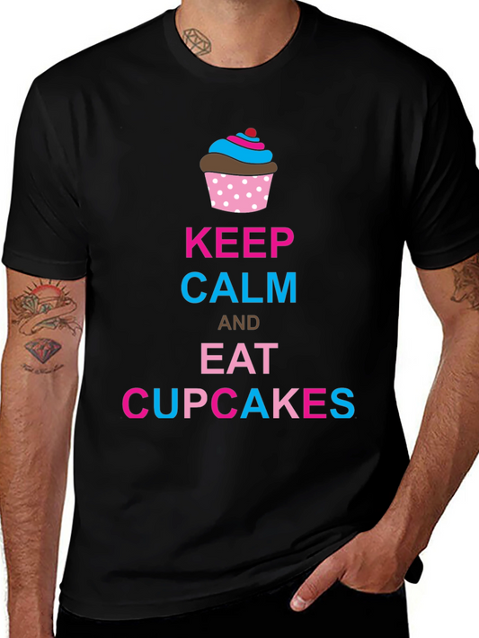 Keep Calm & Eat Cupcakes Graphic Tee