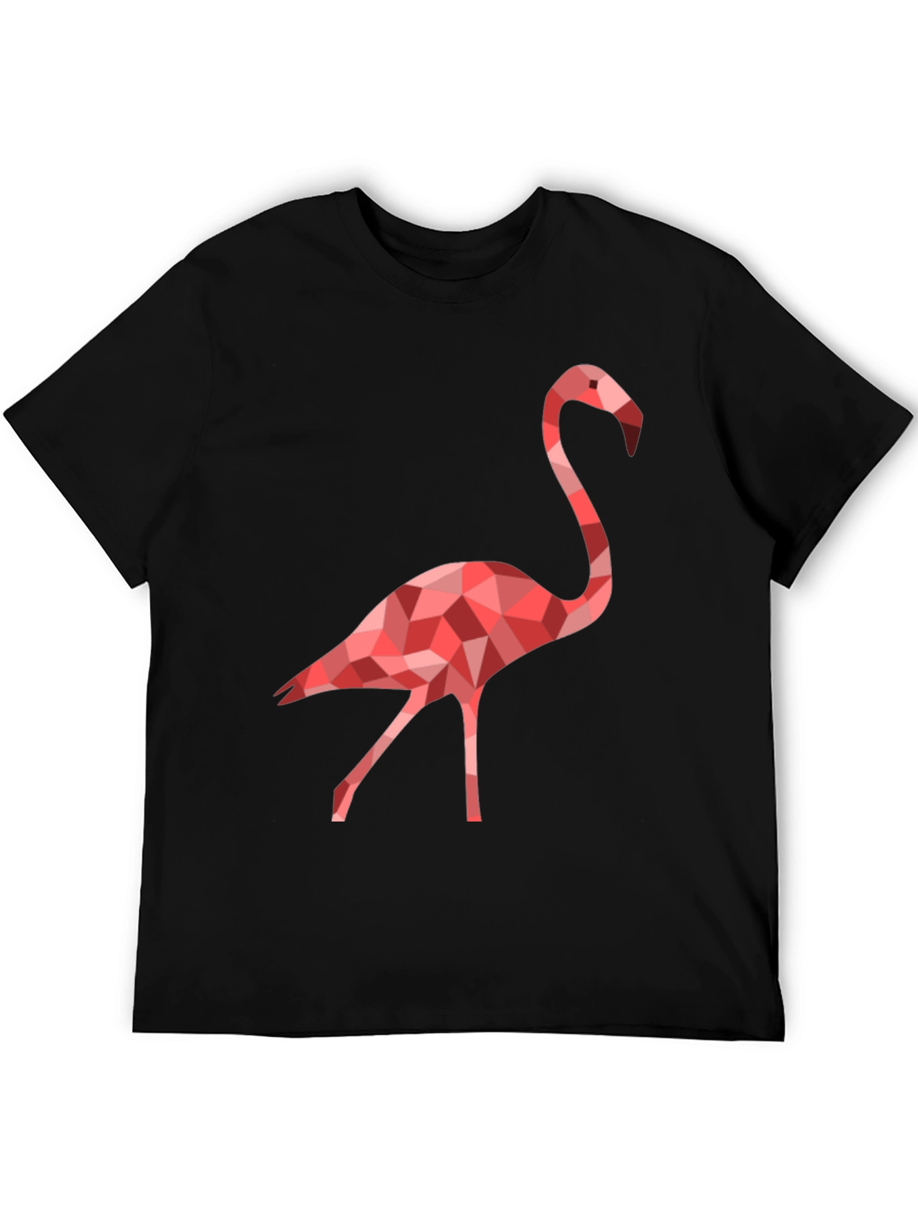 Geometric Flamingo Graphic T-Shirt