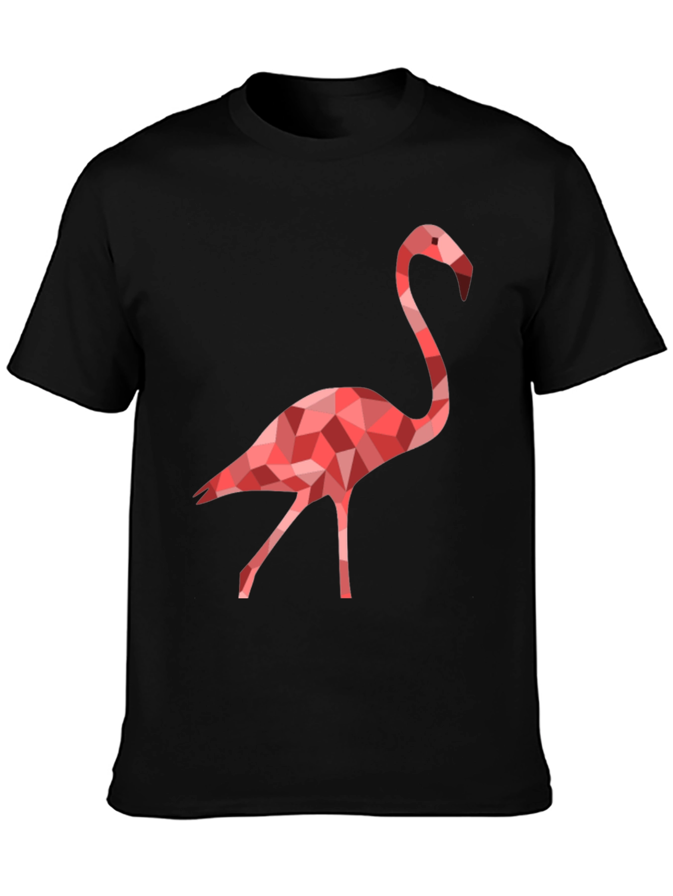 Geometric Flamingo Graphic T-Shirt