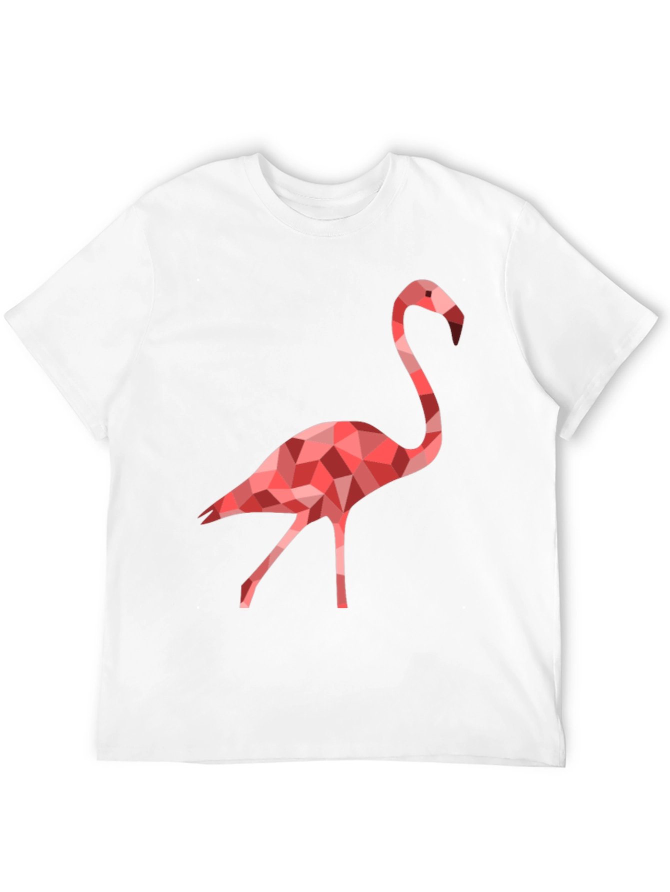 Geometric Flamingo Graphic T-Shirt