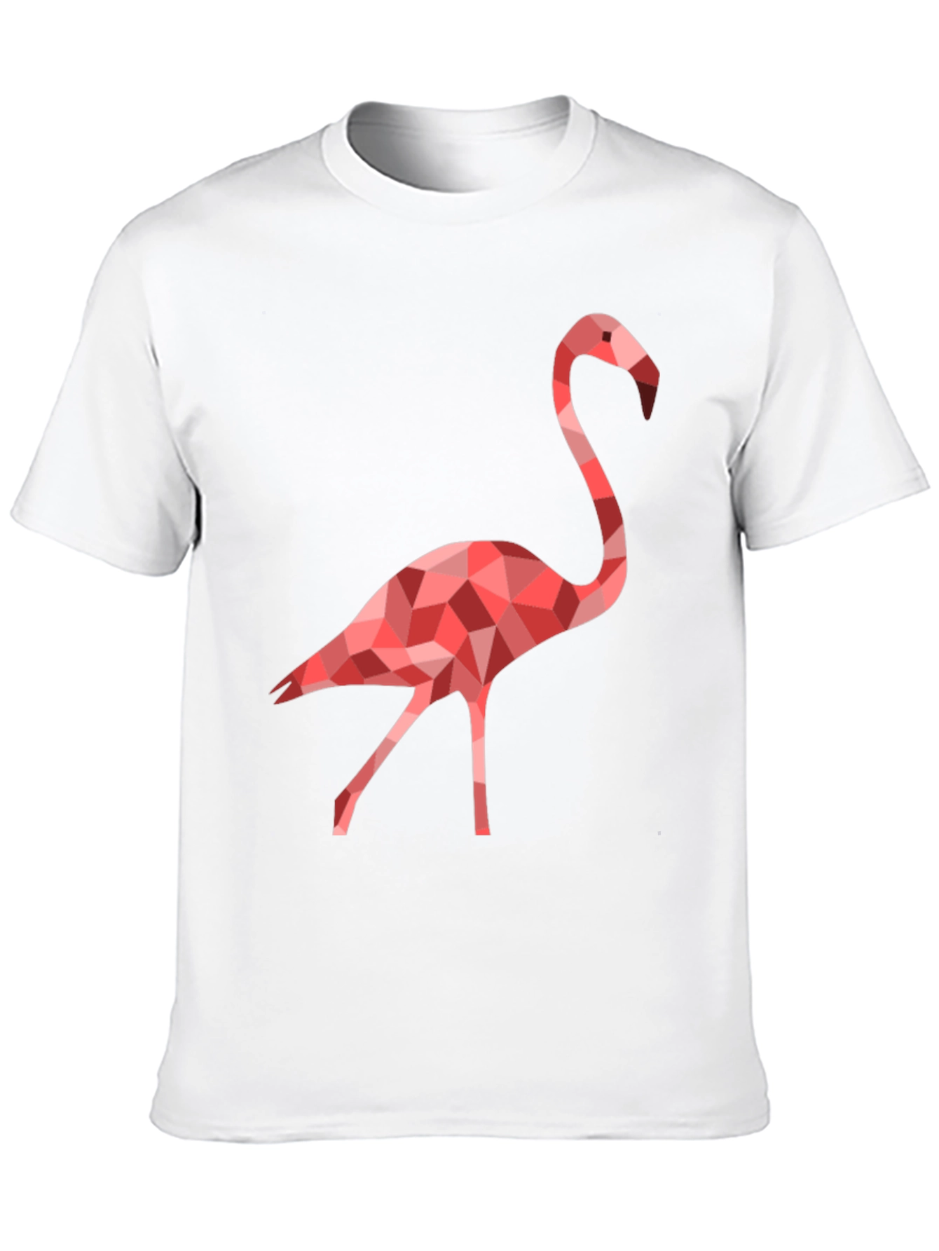 Geometric Flamingo Graphic T-Shirt