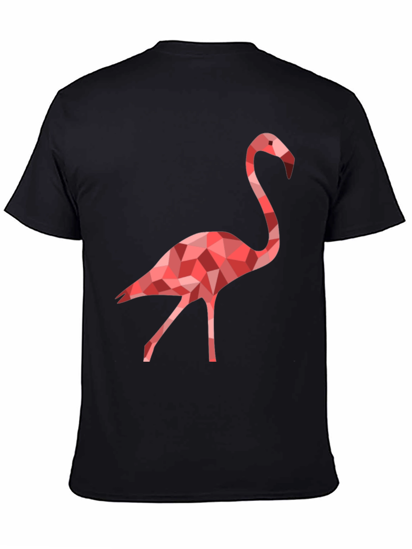 Geometric Flamingo Graphic T-Shirt