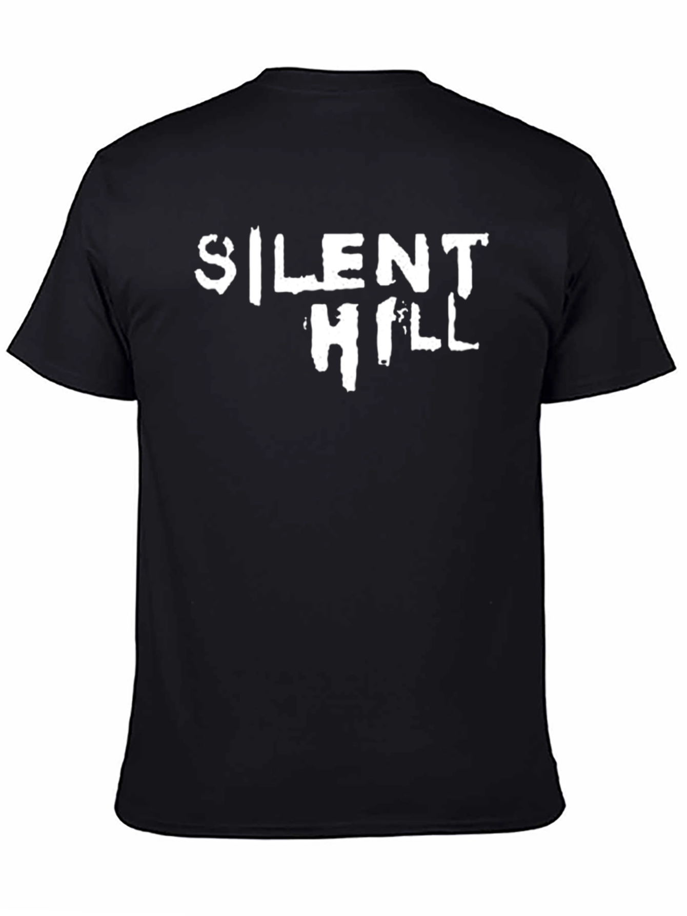 Silent Hill Graphic Tee - Black Cotton Blend