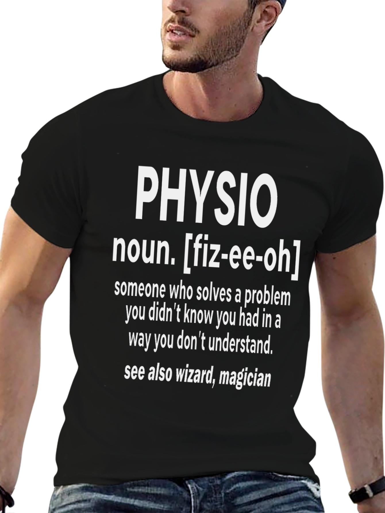 Physio Definition Black T-Shirt