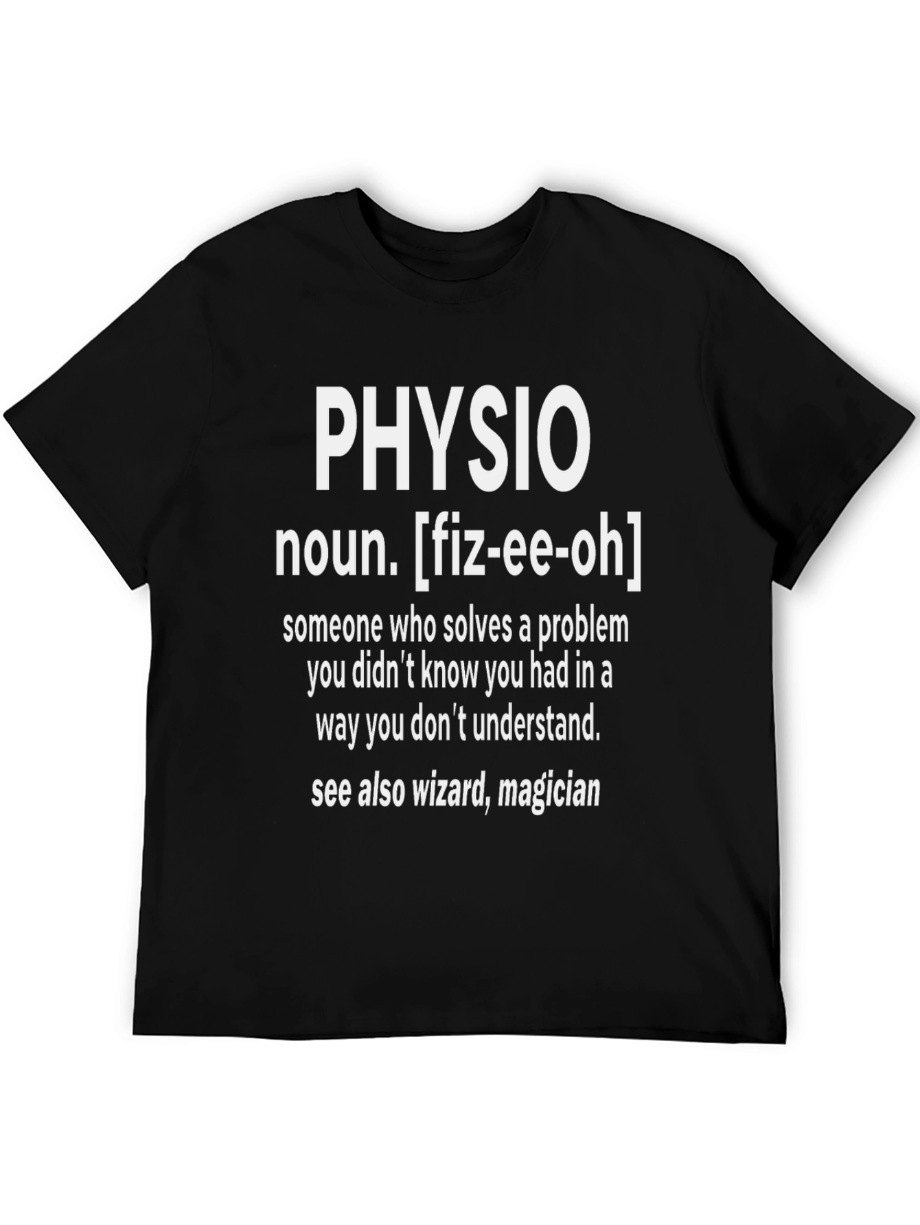 Physio Definition Black T-Shirt