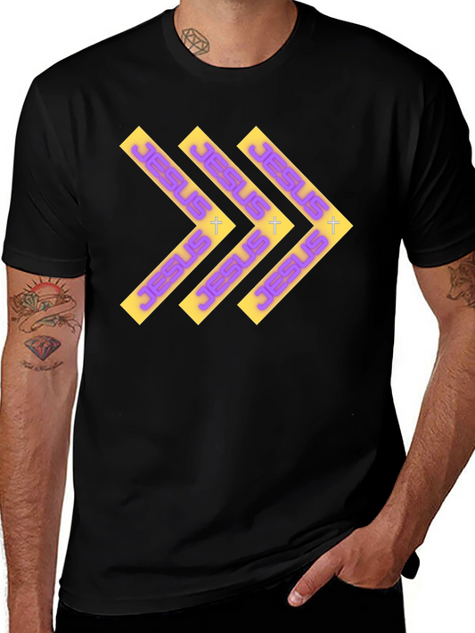 Jesus Arrows Graphic Print Tee