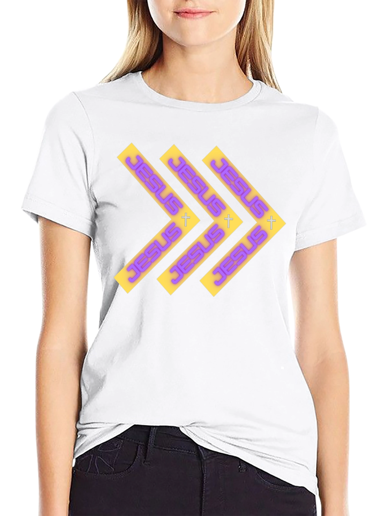 Jesus Arrows Graphic Print Tee